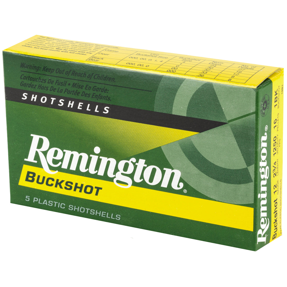 REMINGTON  EXP 12GA 2.75&quot; 1 BUCK 5RD