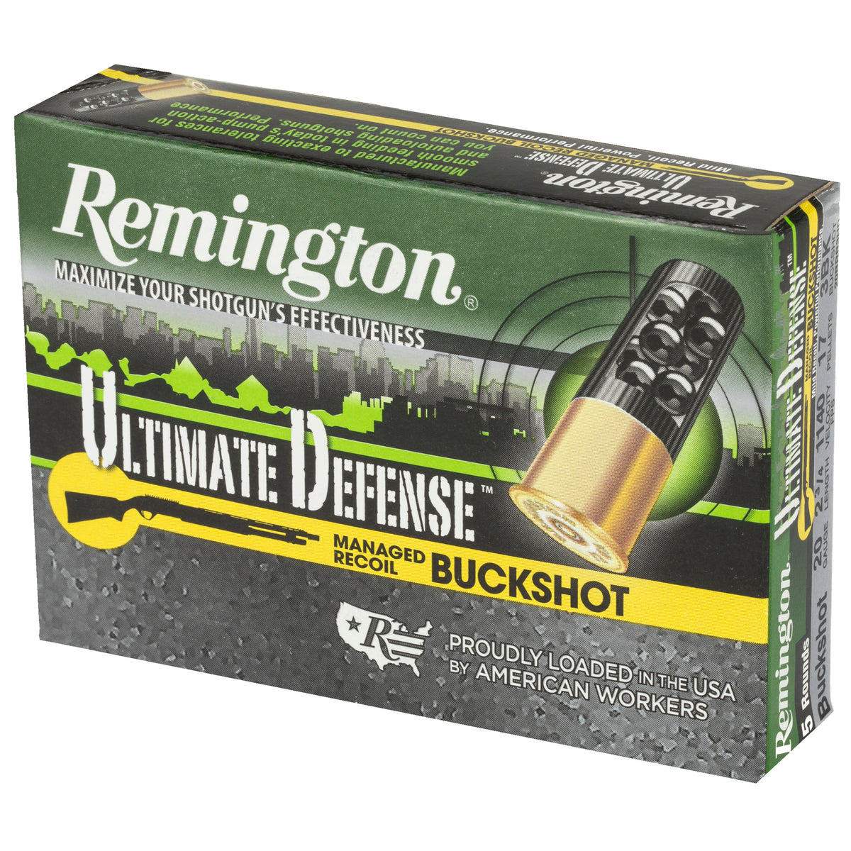 REMINGTON  ULT DEF 20GA 2.75&quot; 3 BUCK 5RD