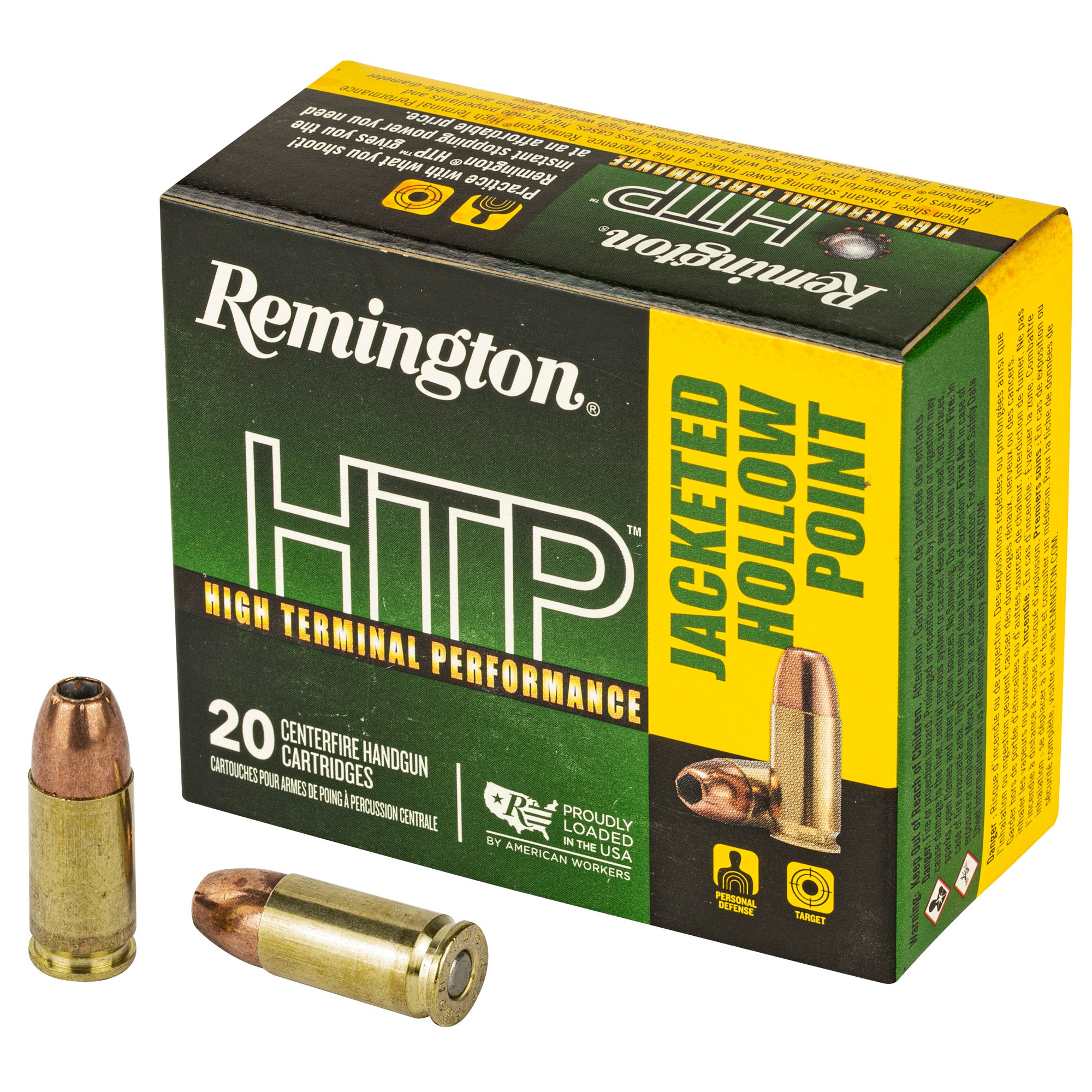 REM HTP 9MM 147GR JHP 20/500 - American Ordnance