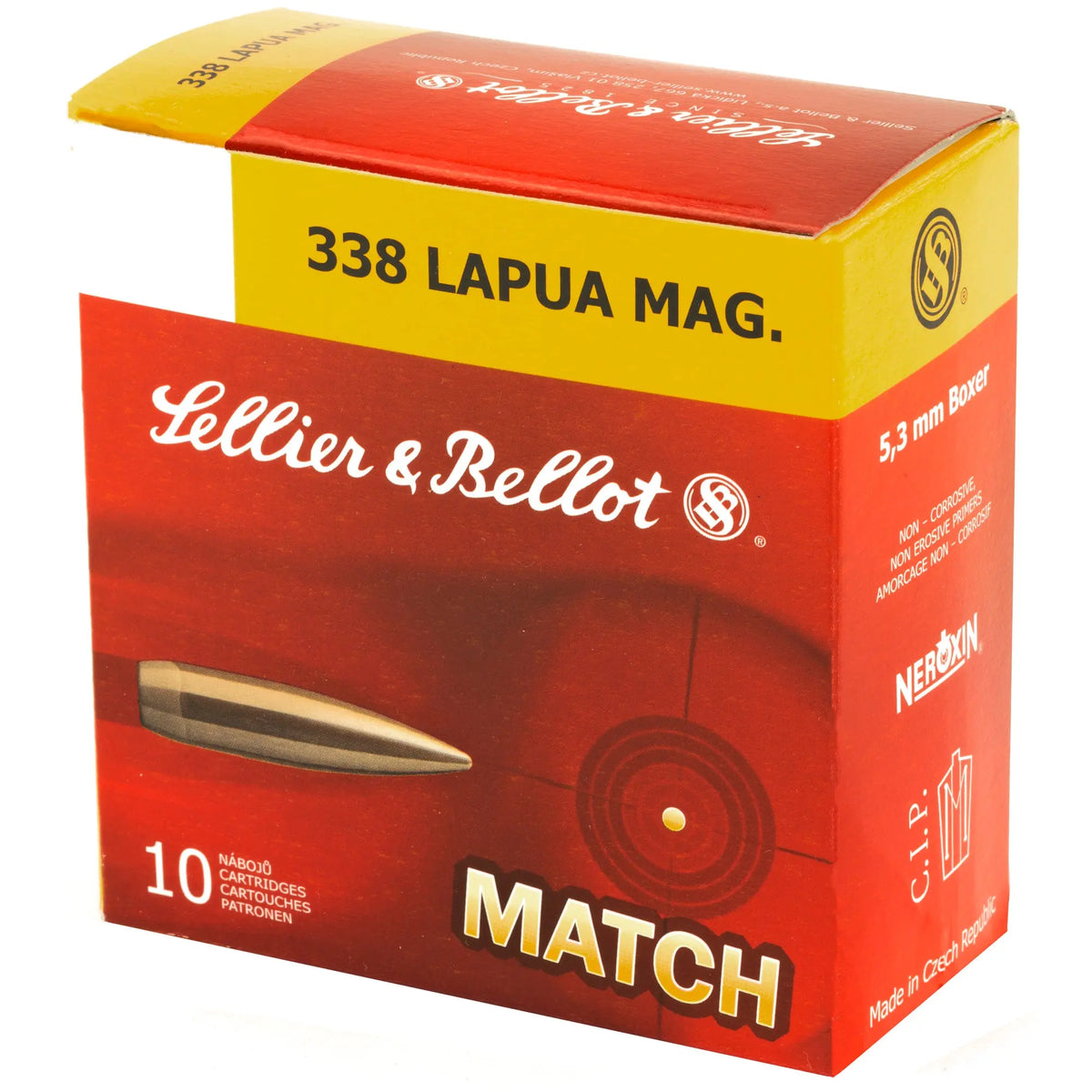 S&amp;B 338LAPUA 250GR SIERRA HPBT 10/BX - American Ordnance