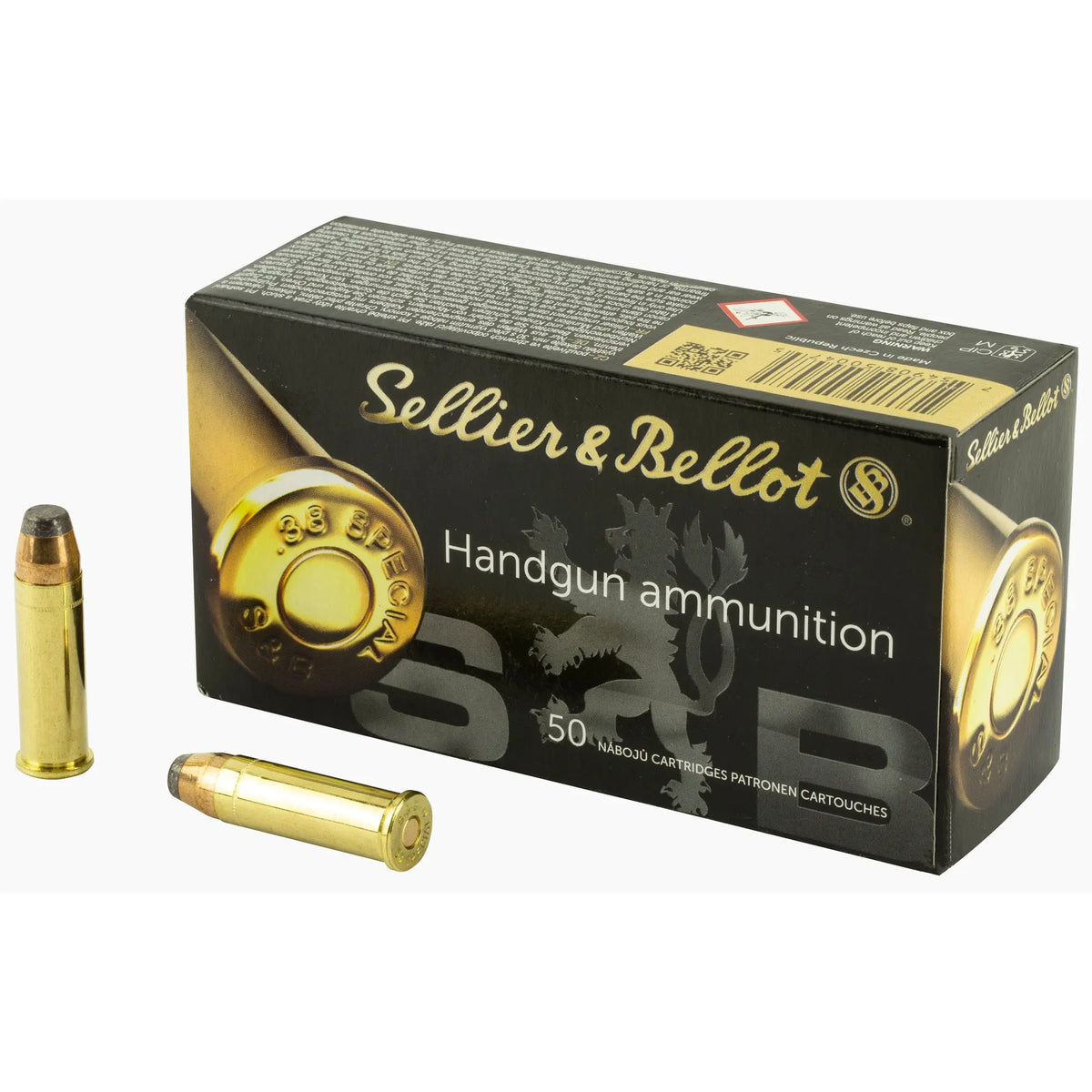 S&amp;B 38SPL 158GR SP 50/1000 - American Ordnance