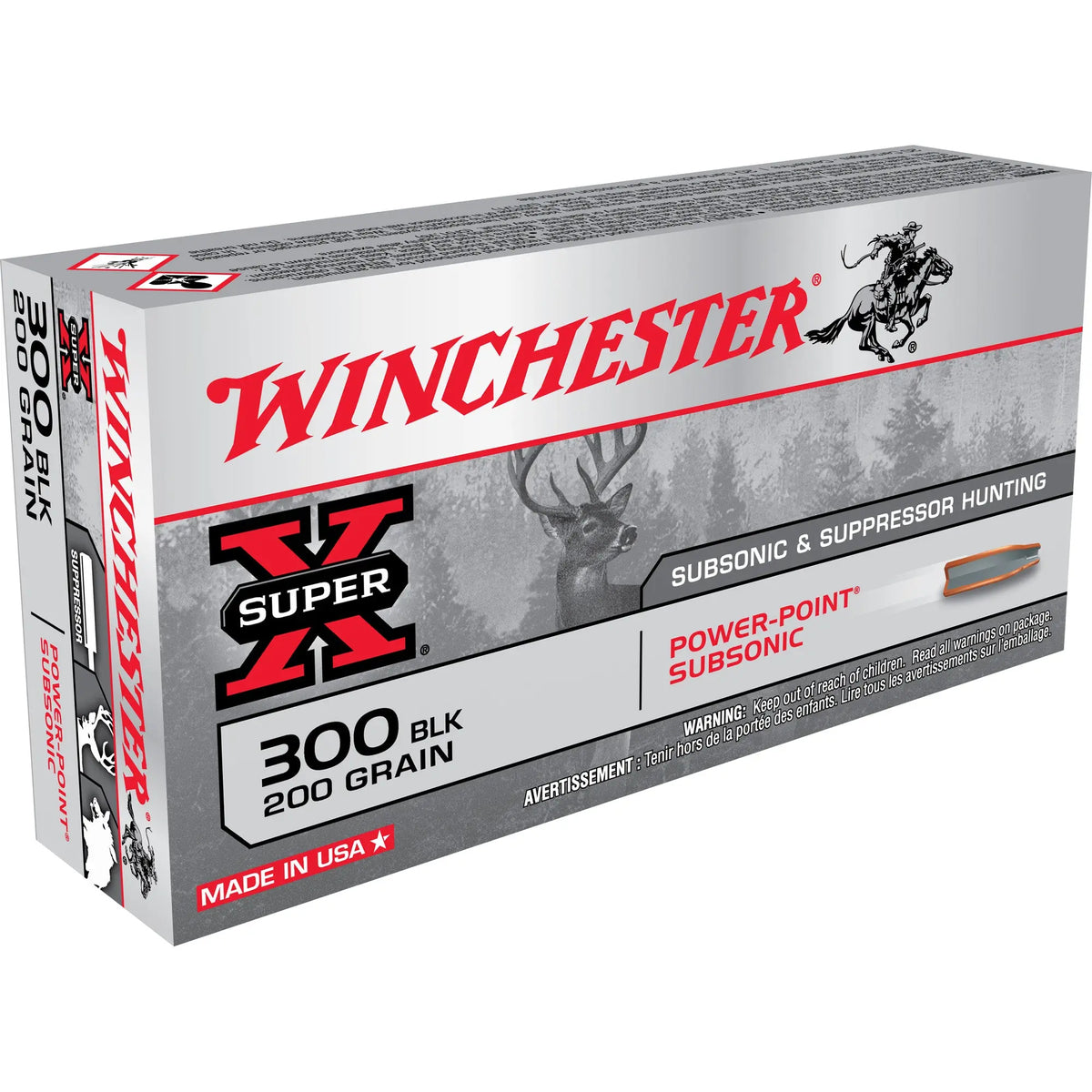 WIN PWR PNT 300BLK 200GR SS 20/200 - American Ordnance