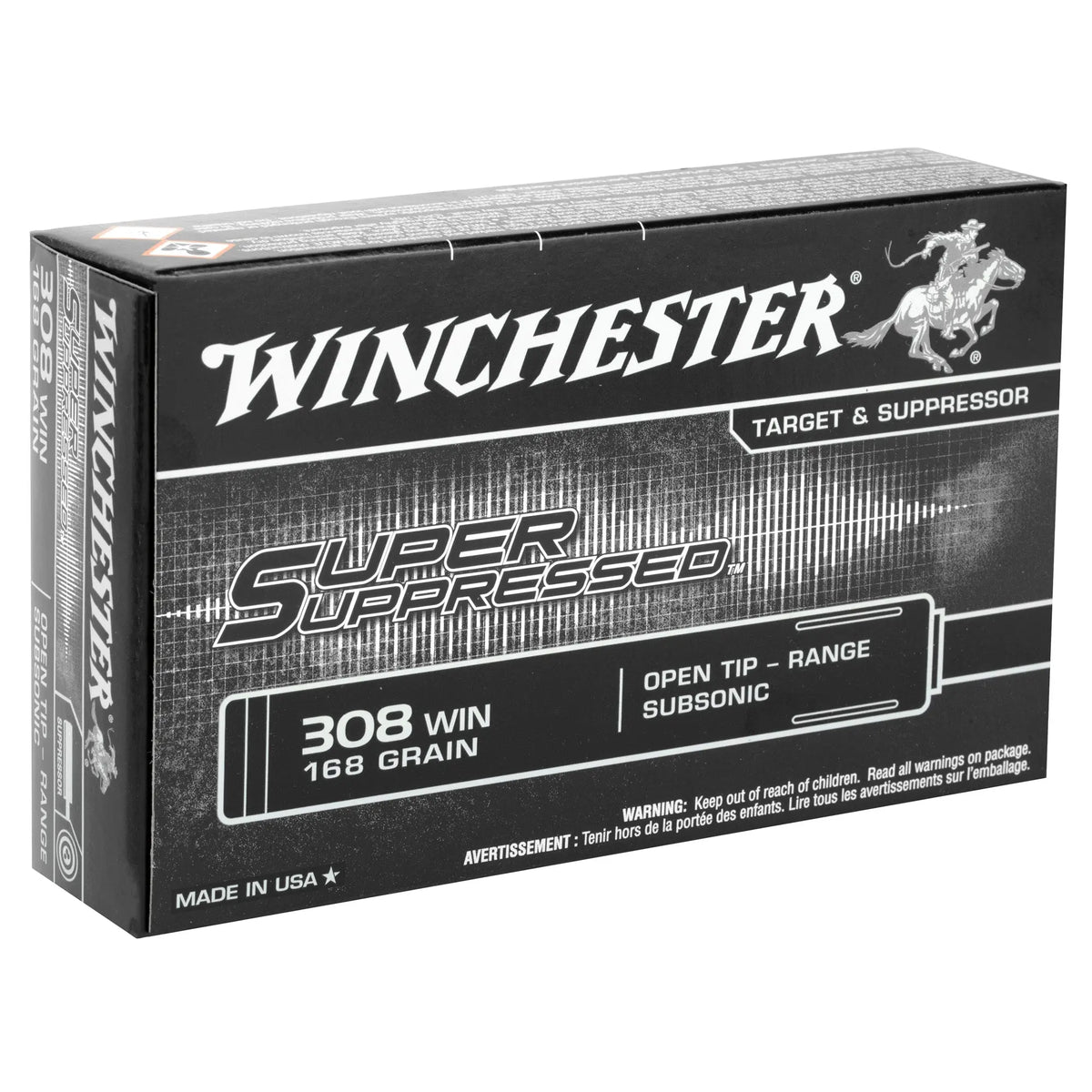 WIN SPPRSSD 308WIN 168GR OT 20/200 - American Ordnance