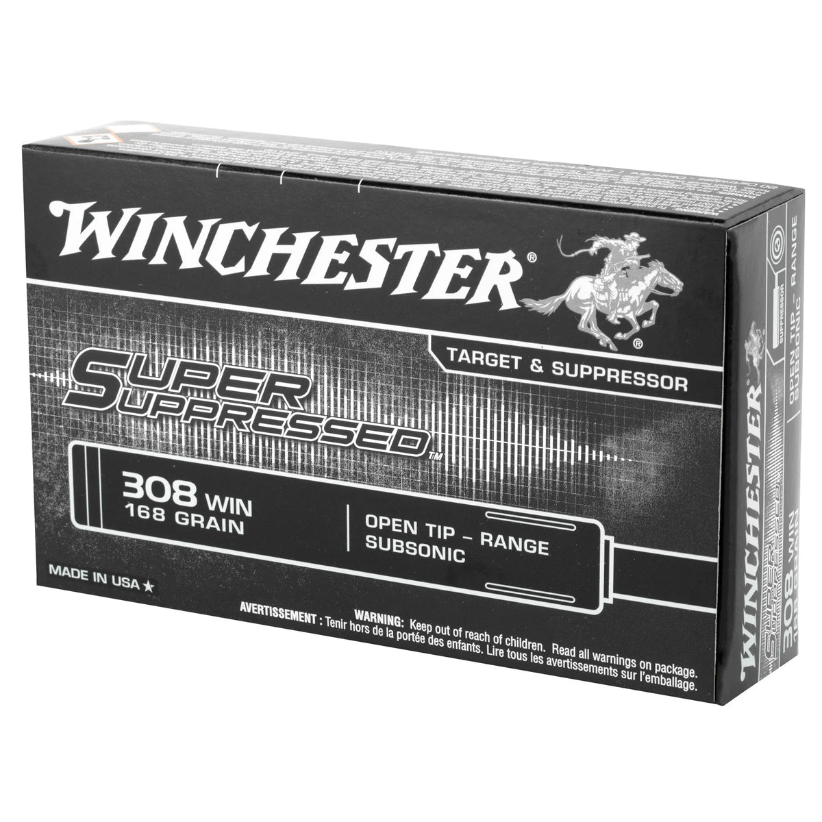 WIN SPPRSSD 308WIN 168GR OT 20/200 - American Ordnance