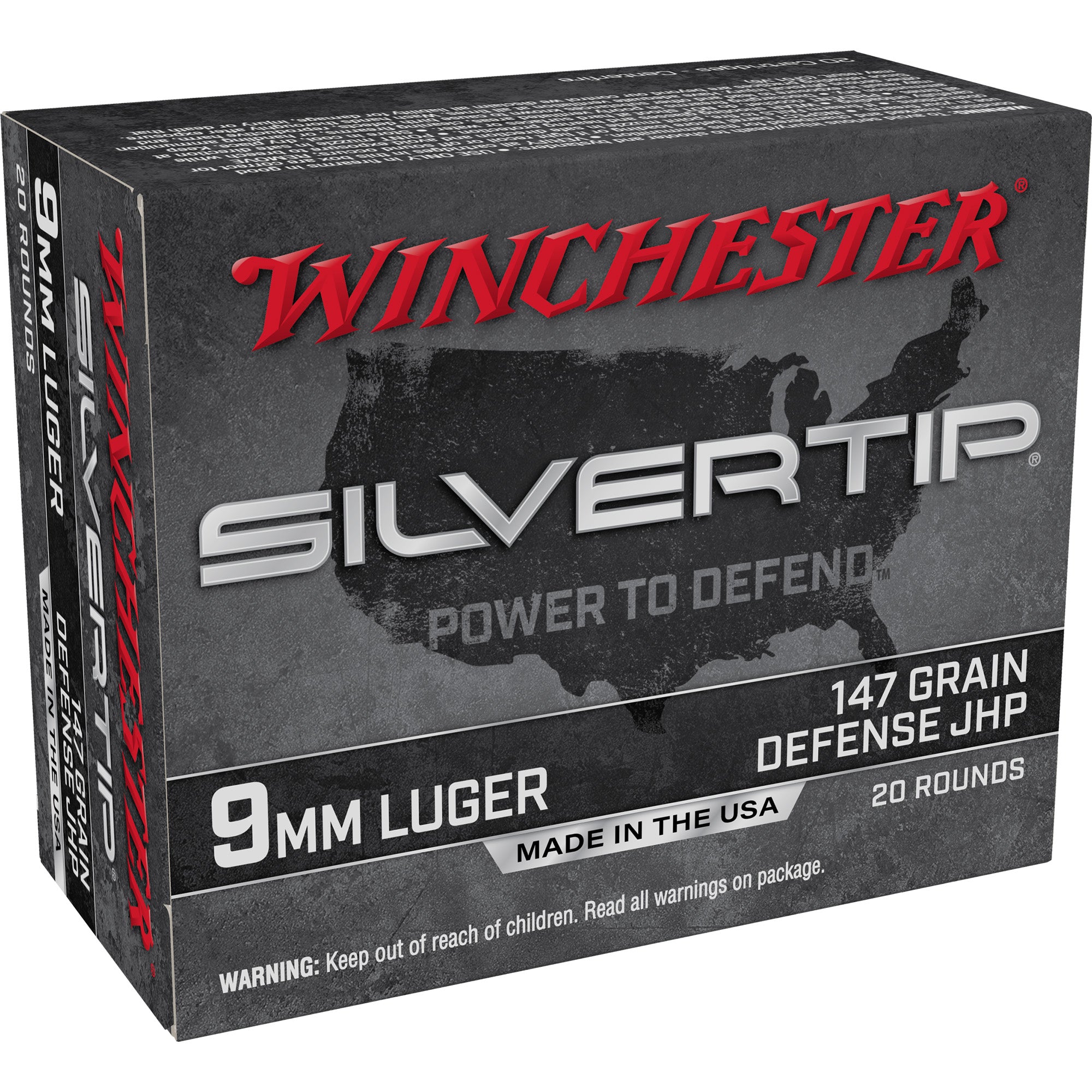 WIN SILVERTIP 9MM 147GR HP 20/200 - American Ordnance