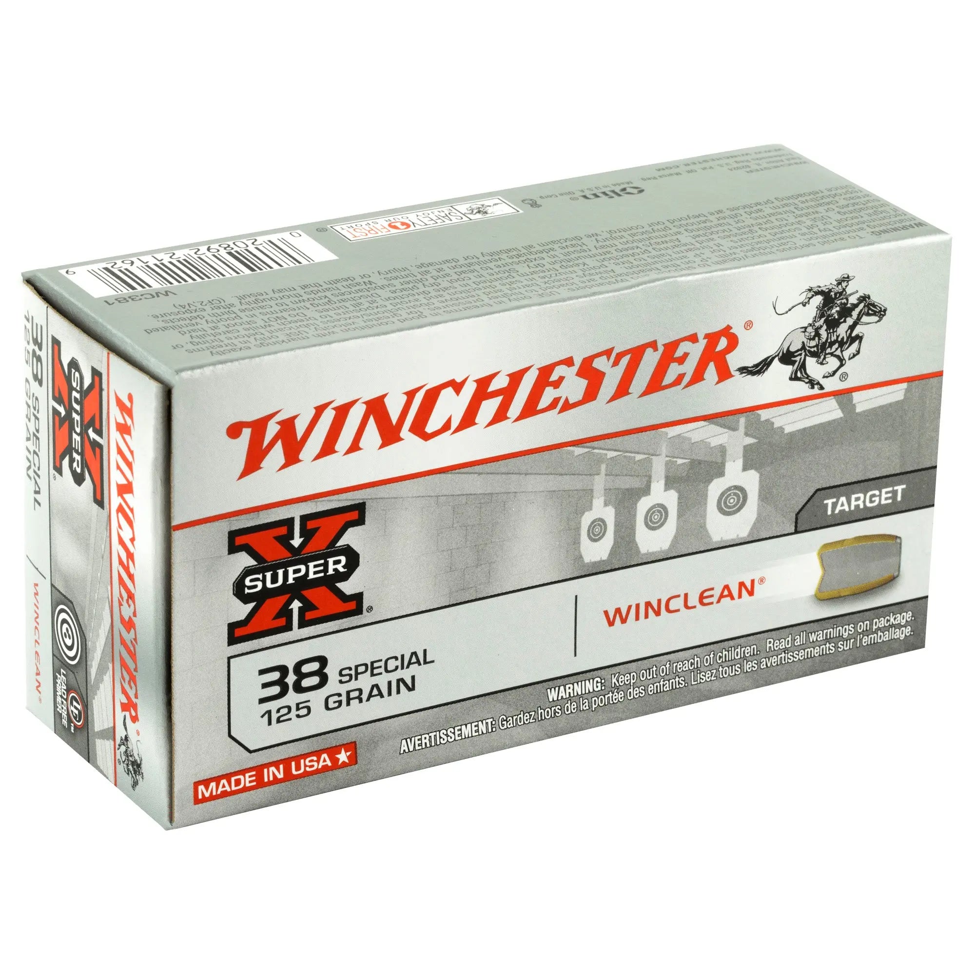 WIN SPRX WINCLEAN 38SPL 125GR 50/500 - American Ordnance