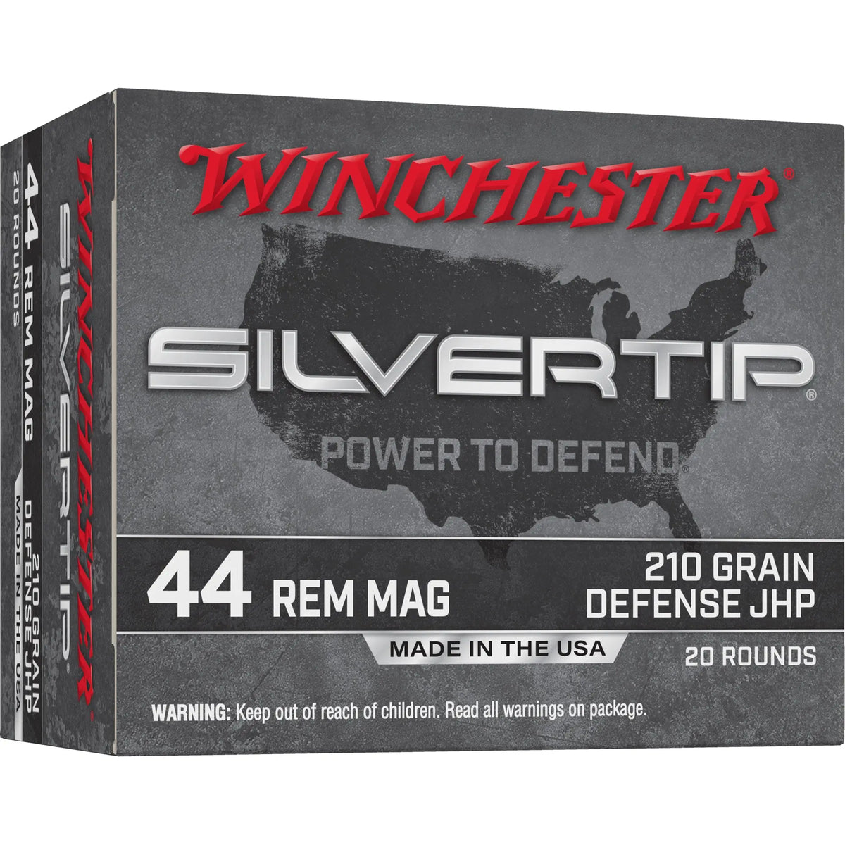 WIN SILVERTIP 44 REM MAG 210 GR JHP - American Ordnance