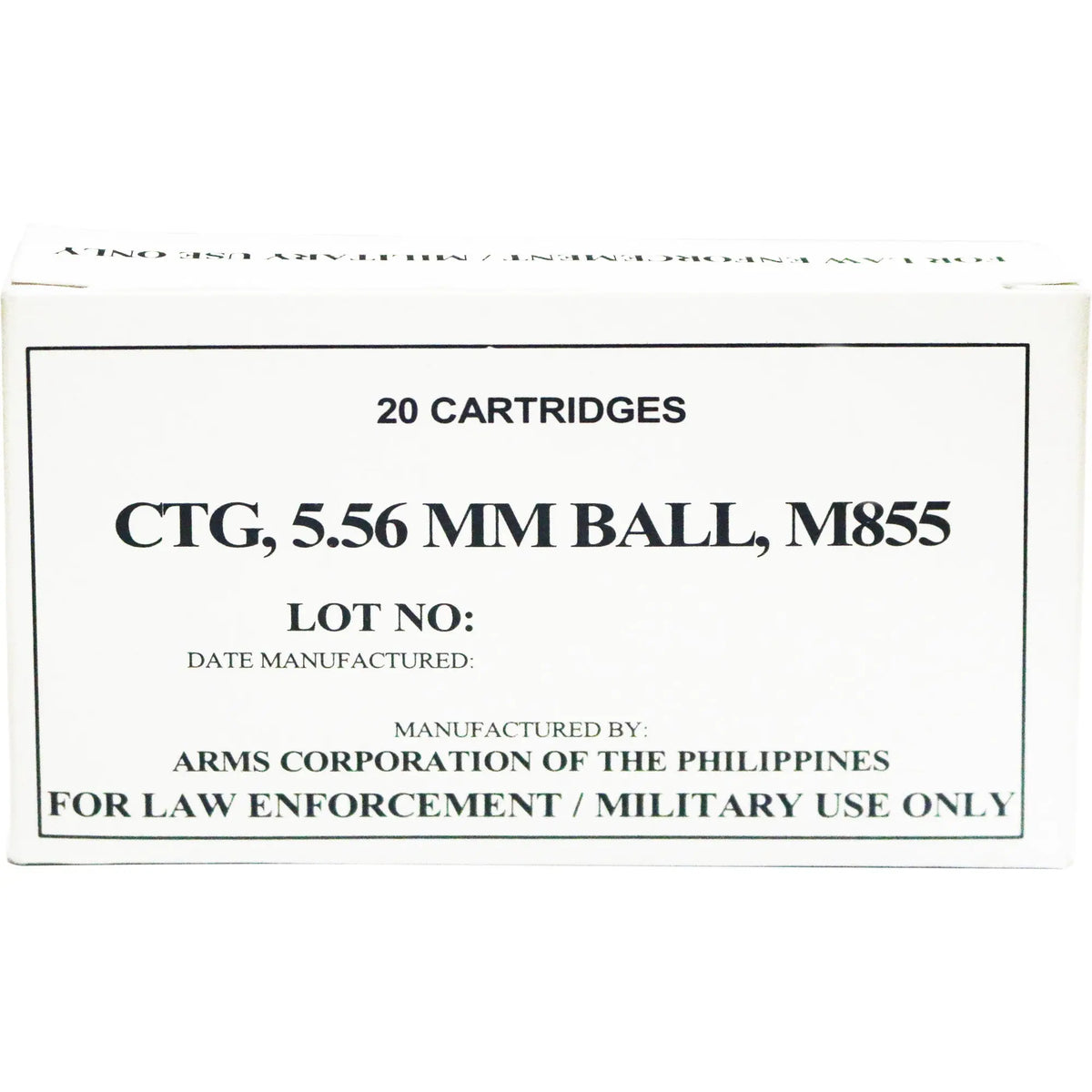 ARMSCOR 556NATO 62GR M855 20/1000 - American Ordnance