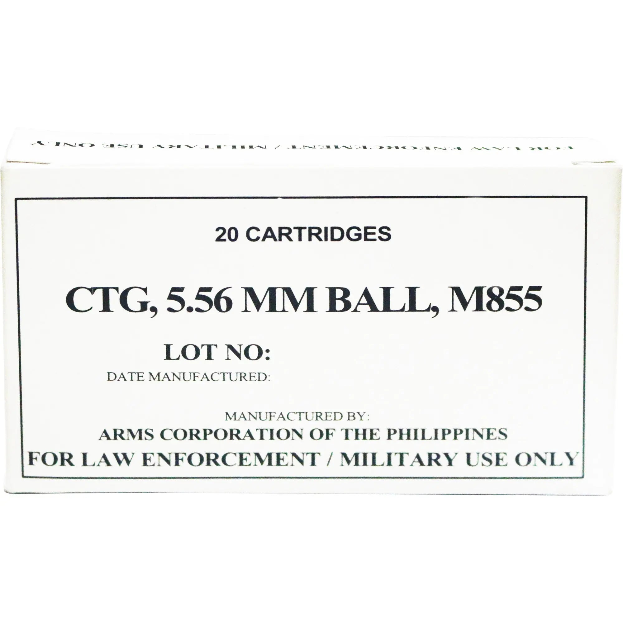 ARMSCOR 556NATO 62GR M855 20/1000 - American Ordnance