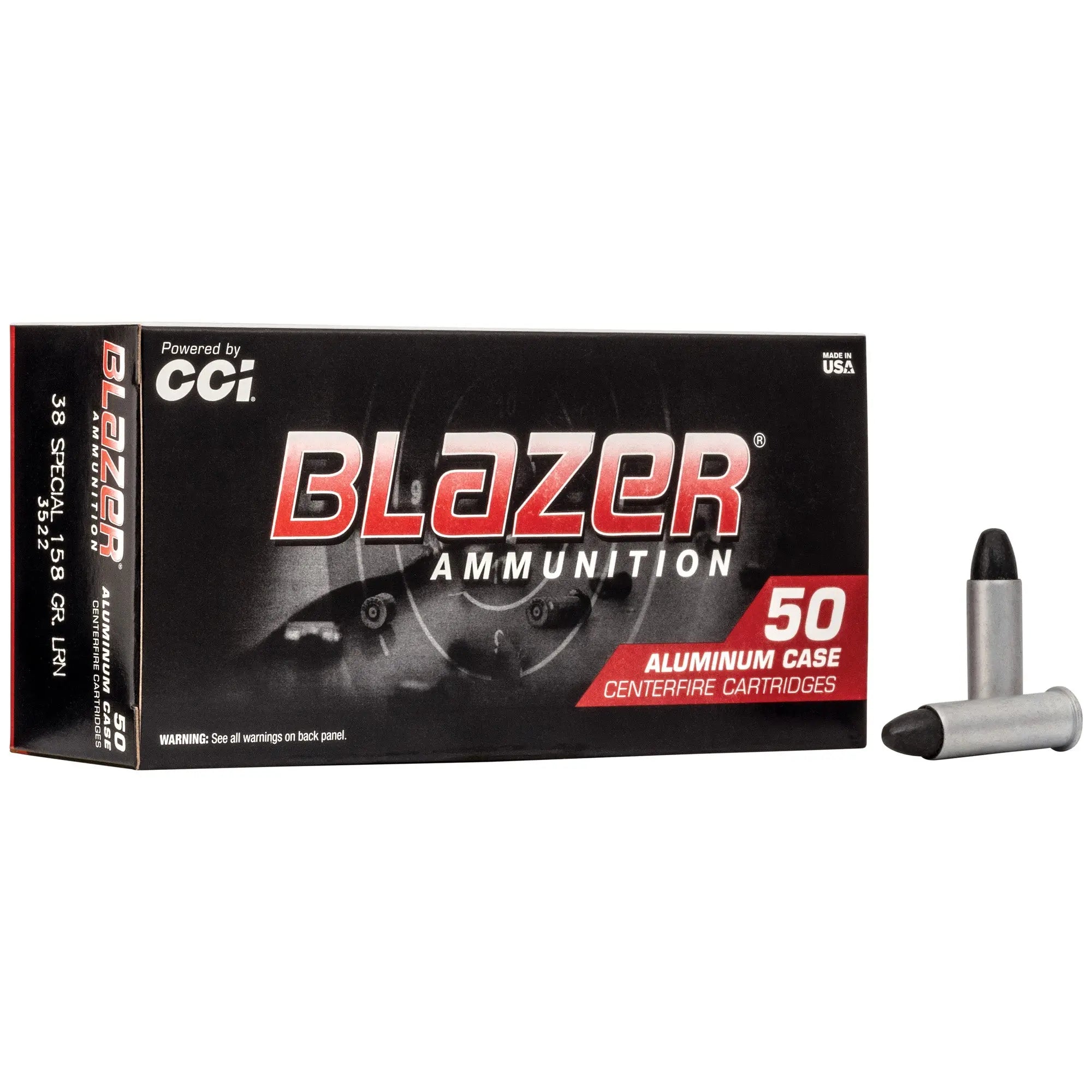 BLAZER 38SPL 158GR LRN 50/1000 - American Ordnance