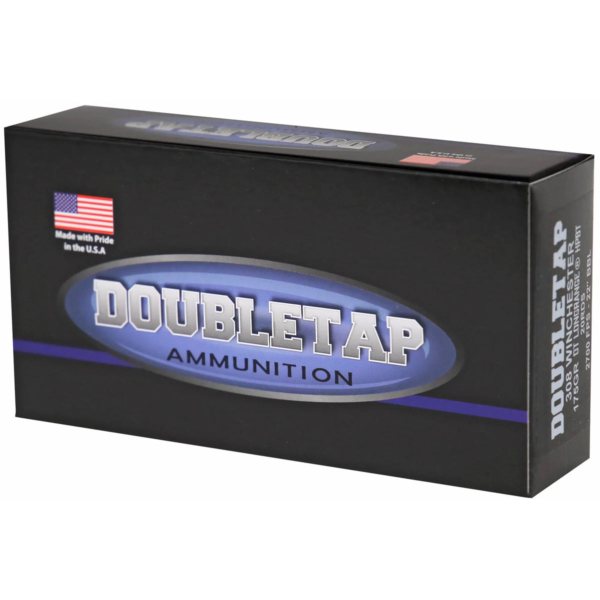 DBLTAP 308WIN 175GR HPBT 20/500 - American Ordnance