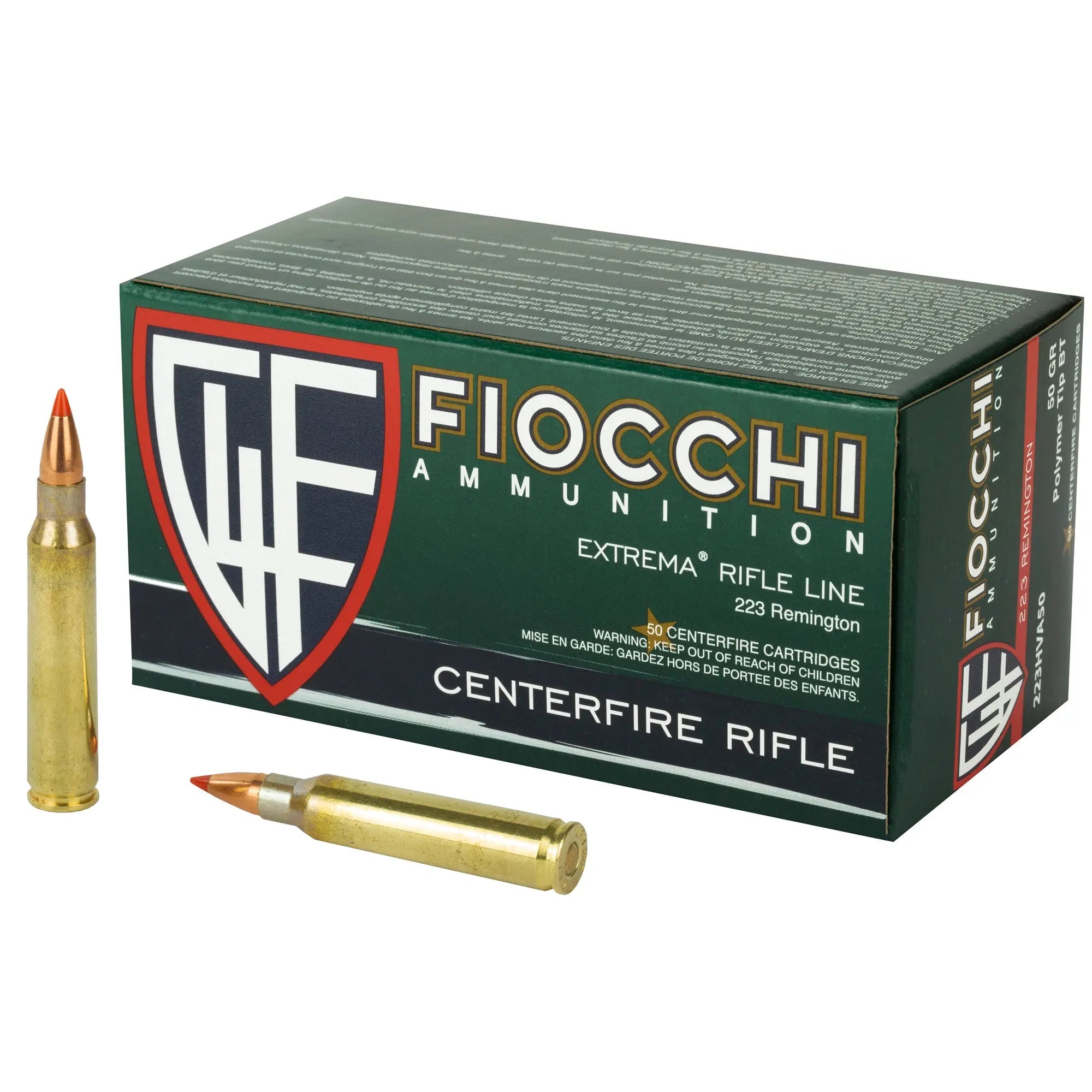 FIOCCHI 223REM 50GR VMAX 50/1000 - American Ordnance