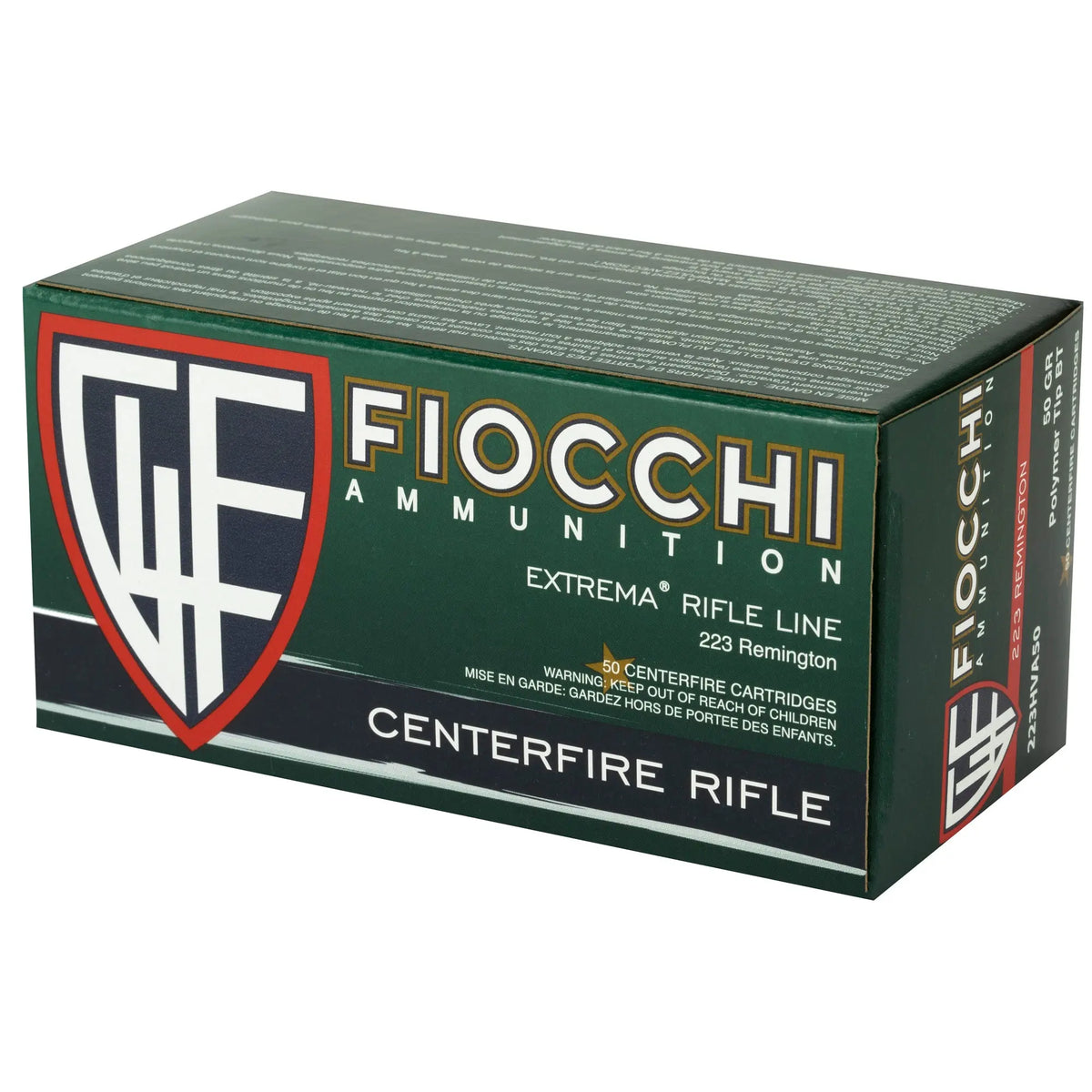 FIOCCHI 223REM 50GR VMAX 50/1000 - American Ordnance