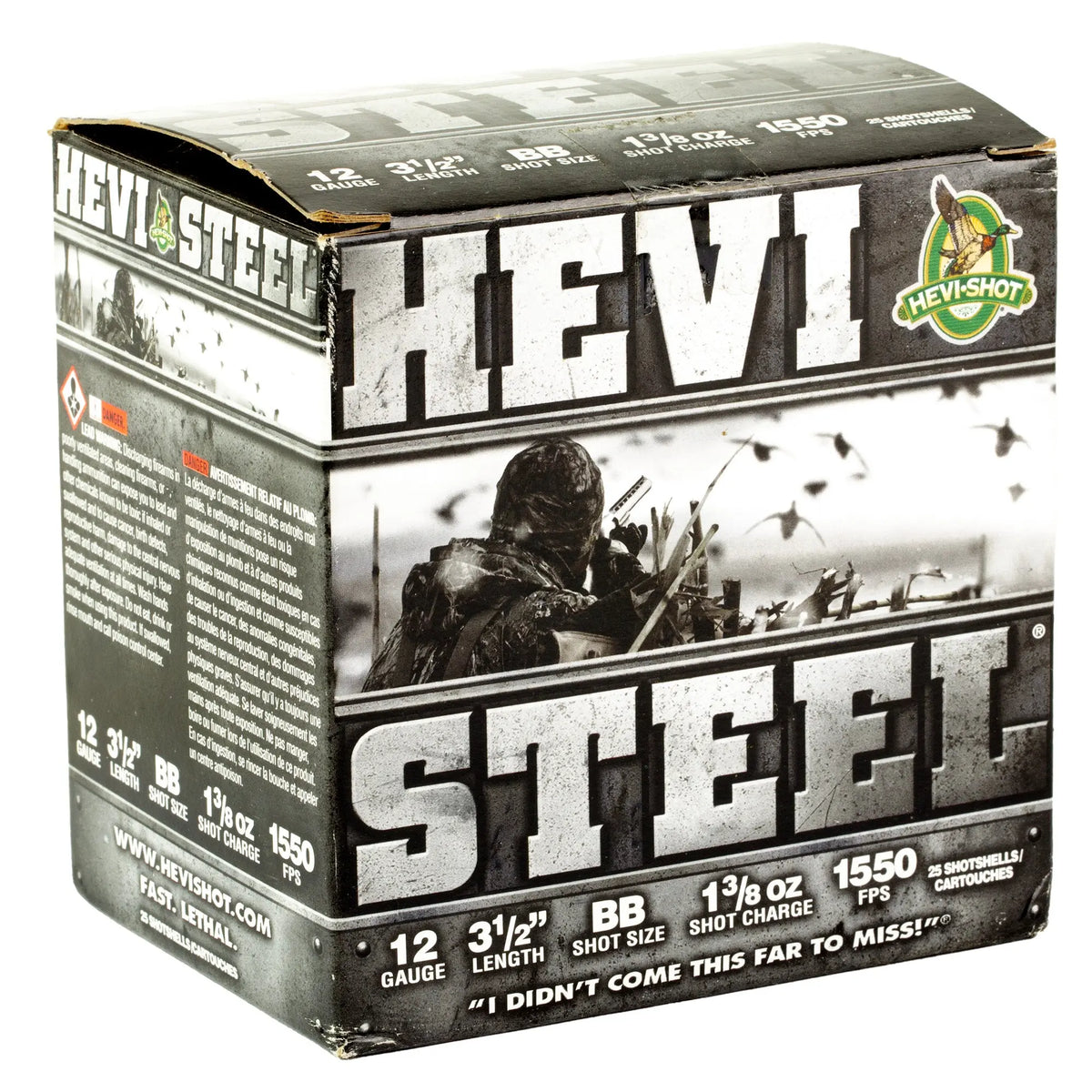 HEVI STEEL 12GA 3.5&quot; BB 25/250 - American Ordnance