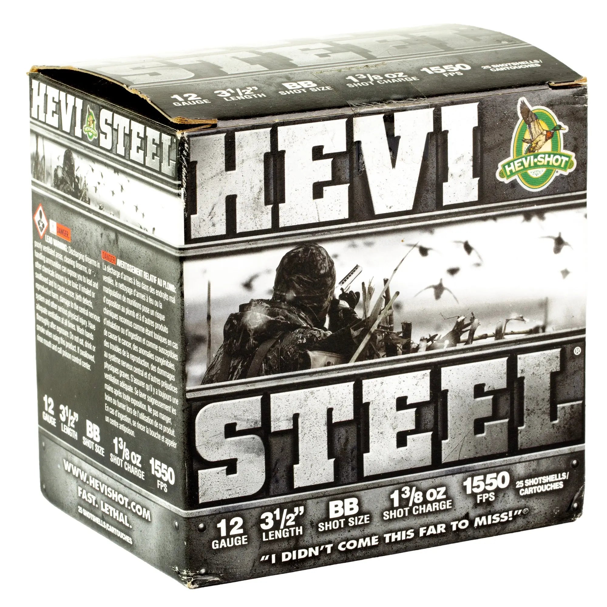 HEVI STEEL 12GA 3.5" BB 25/250 - American Ordnance