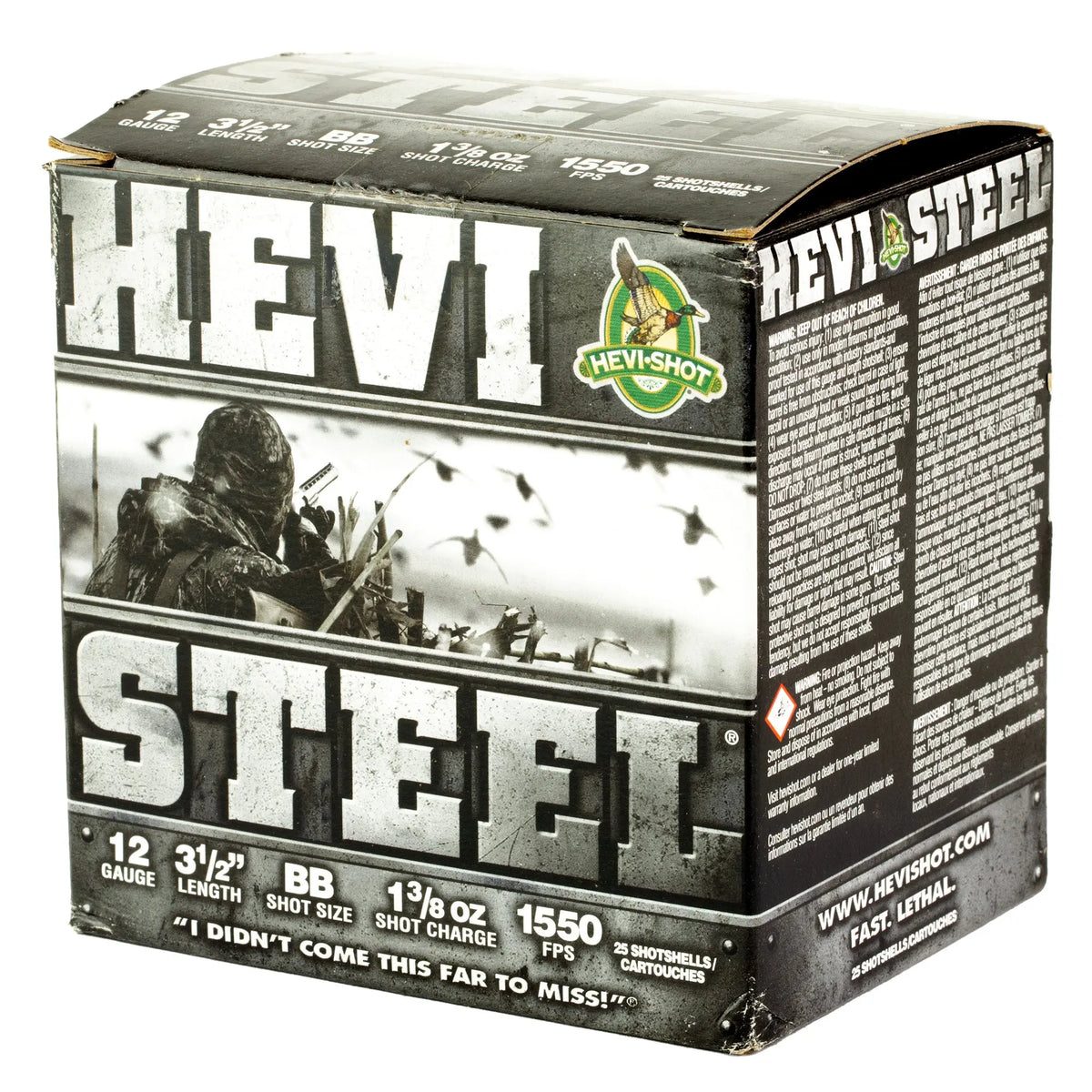 HEVI STEEL 12GA 3.5&quot; BB 25/250 - American Ordnance