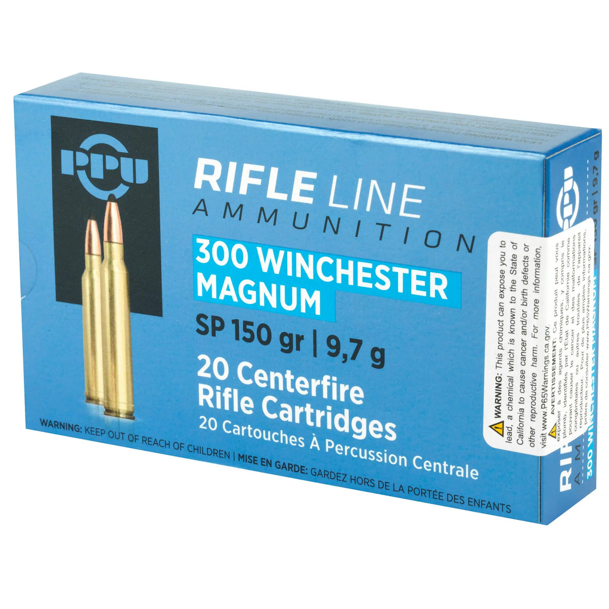 PPU 300WIN MAG SP 150GR 20/200 - American Ordnance