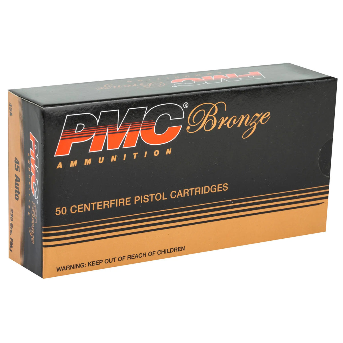 PMC BRNZ 45ACP 230GR FMJ 50/1000 - American Ordnance