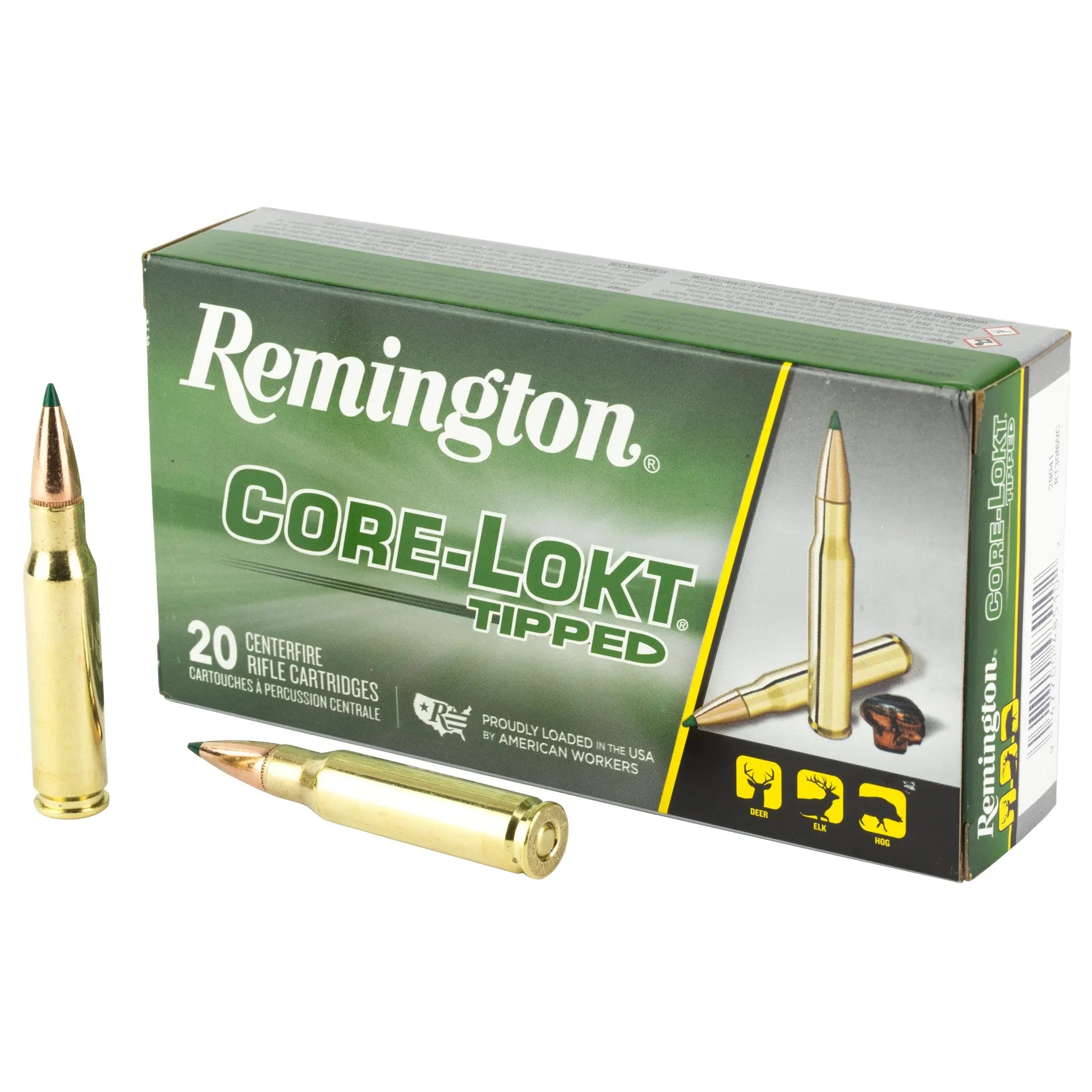 REM 308 WIN 180GR CLOK TIPPED 20/200 - American Ordnance