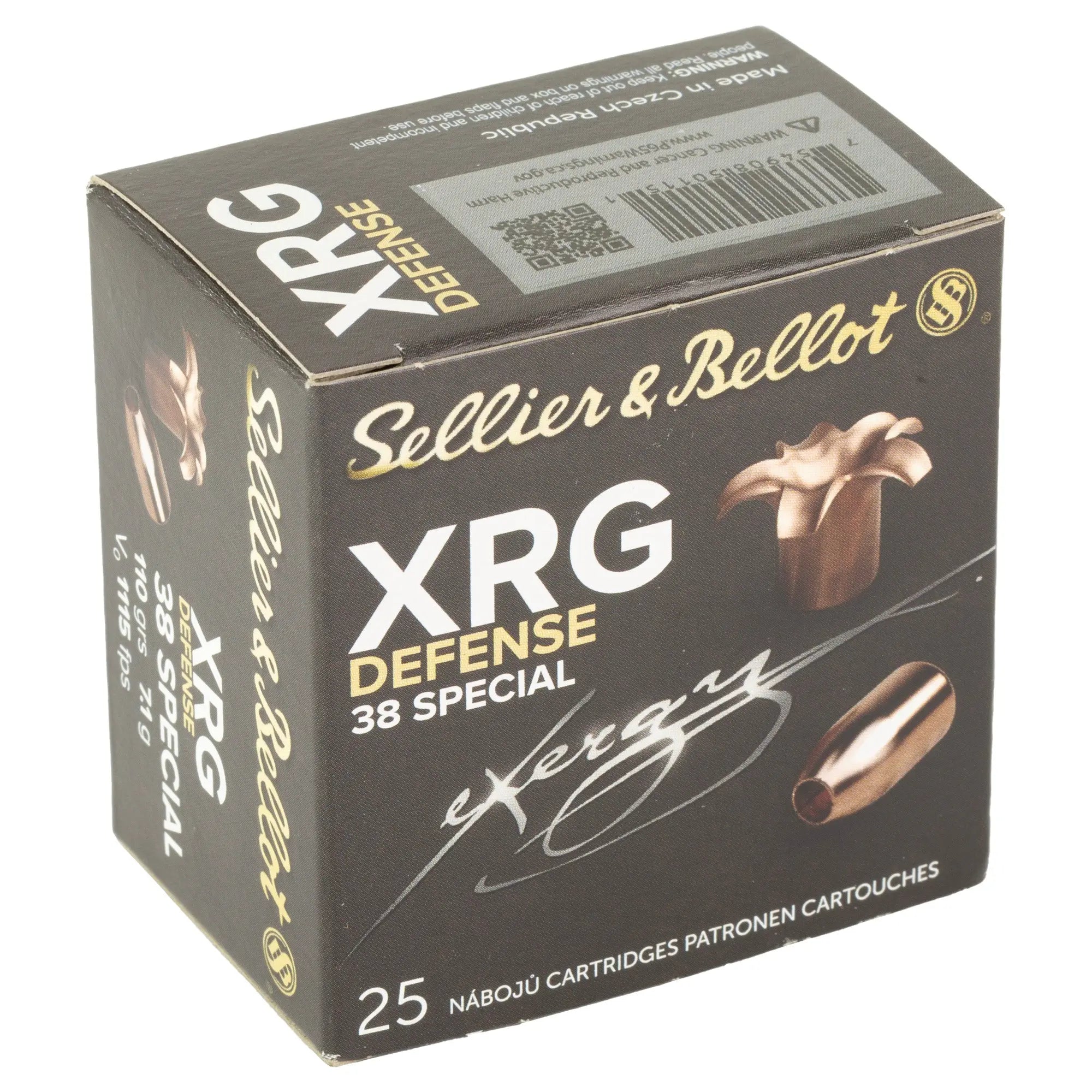 S&B 38 SPECIAL 110GR XRG 25/1000 - American Ordnance