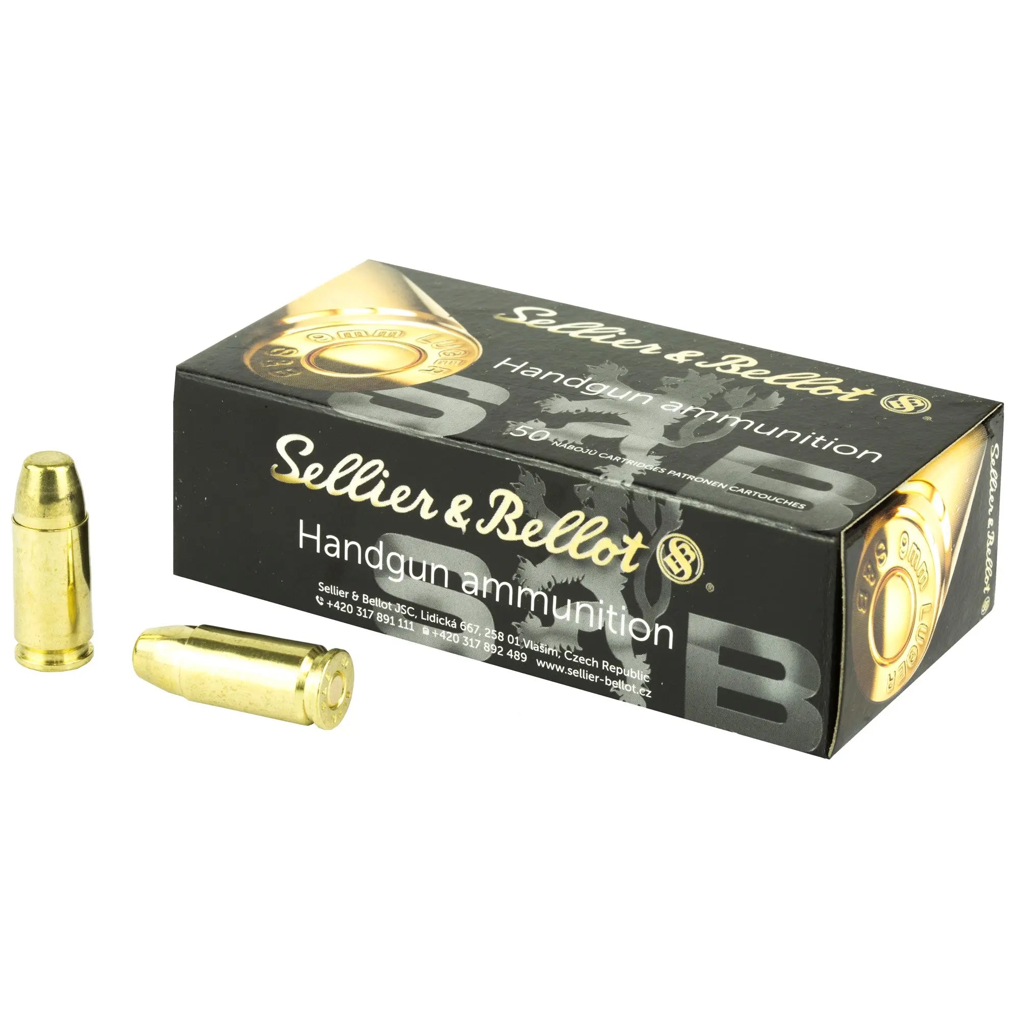 S&B 9MM SUBSONIC 150GR FMJ 50/1000 - American Ordnance