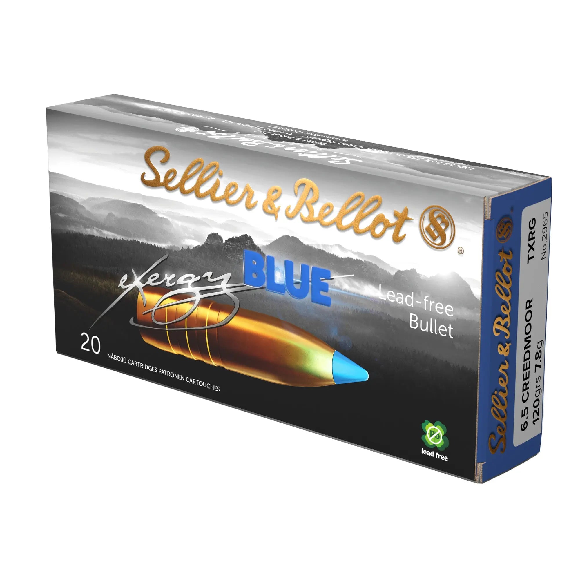 S&B EXERGY BLU 6.5CREED 120GR 20/500 - American Ordnance