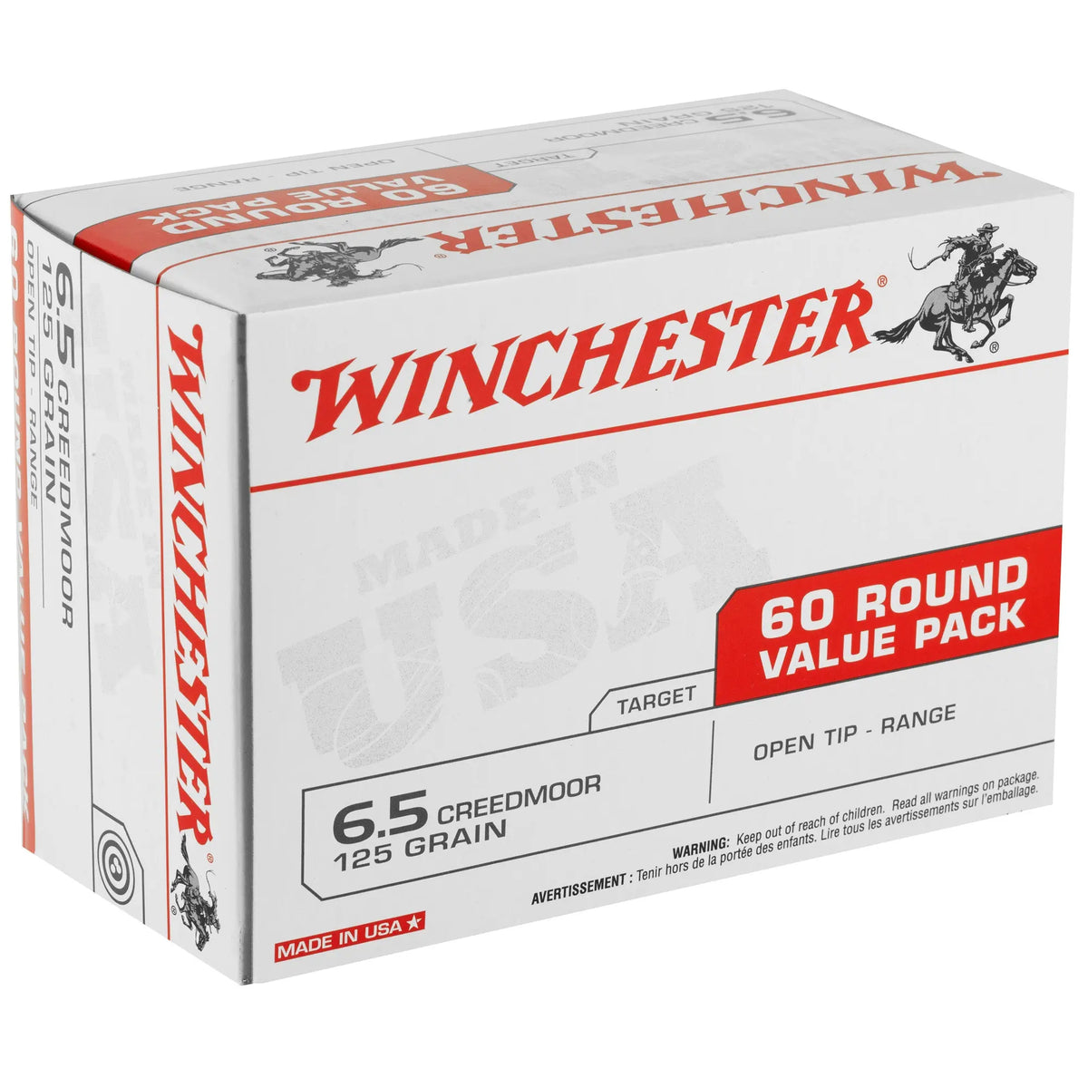 WIN USA 6.5CREED 125GR OT 60/240 - American Ordnance