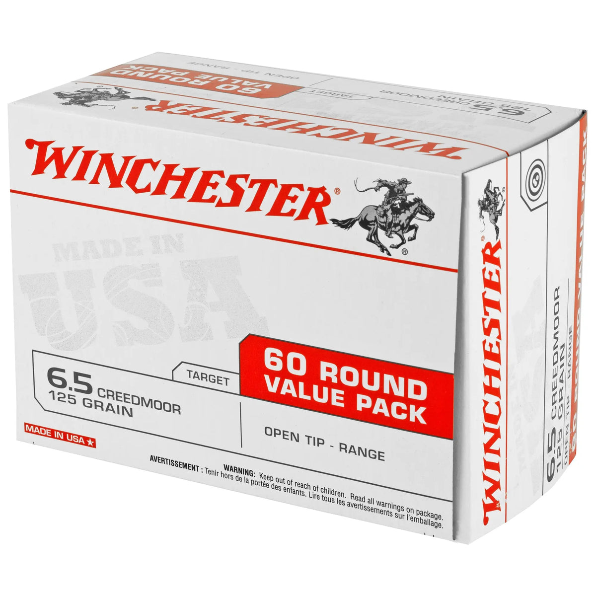 WIN USA 6.5CREED 125GR OT 60/240 - American Ordnance