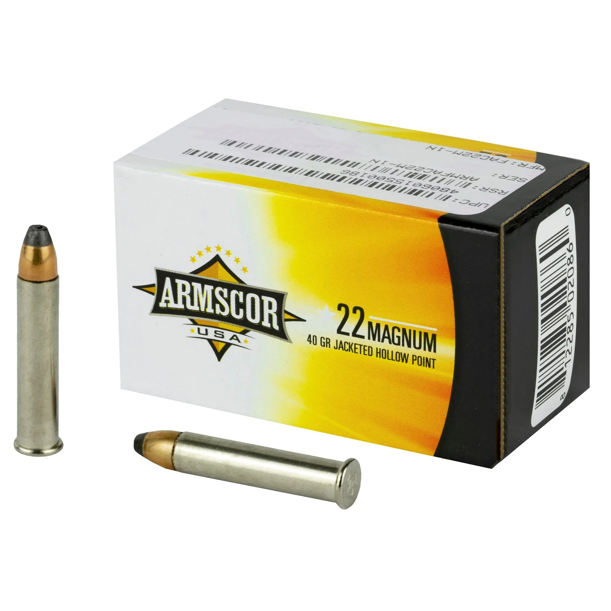 ARMSCOR 22WMR 40GR JHP 50/2000 - American Ordnance