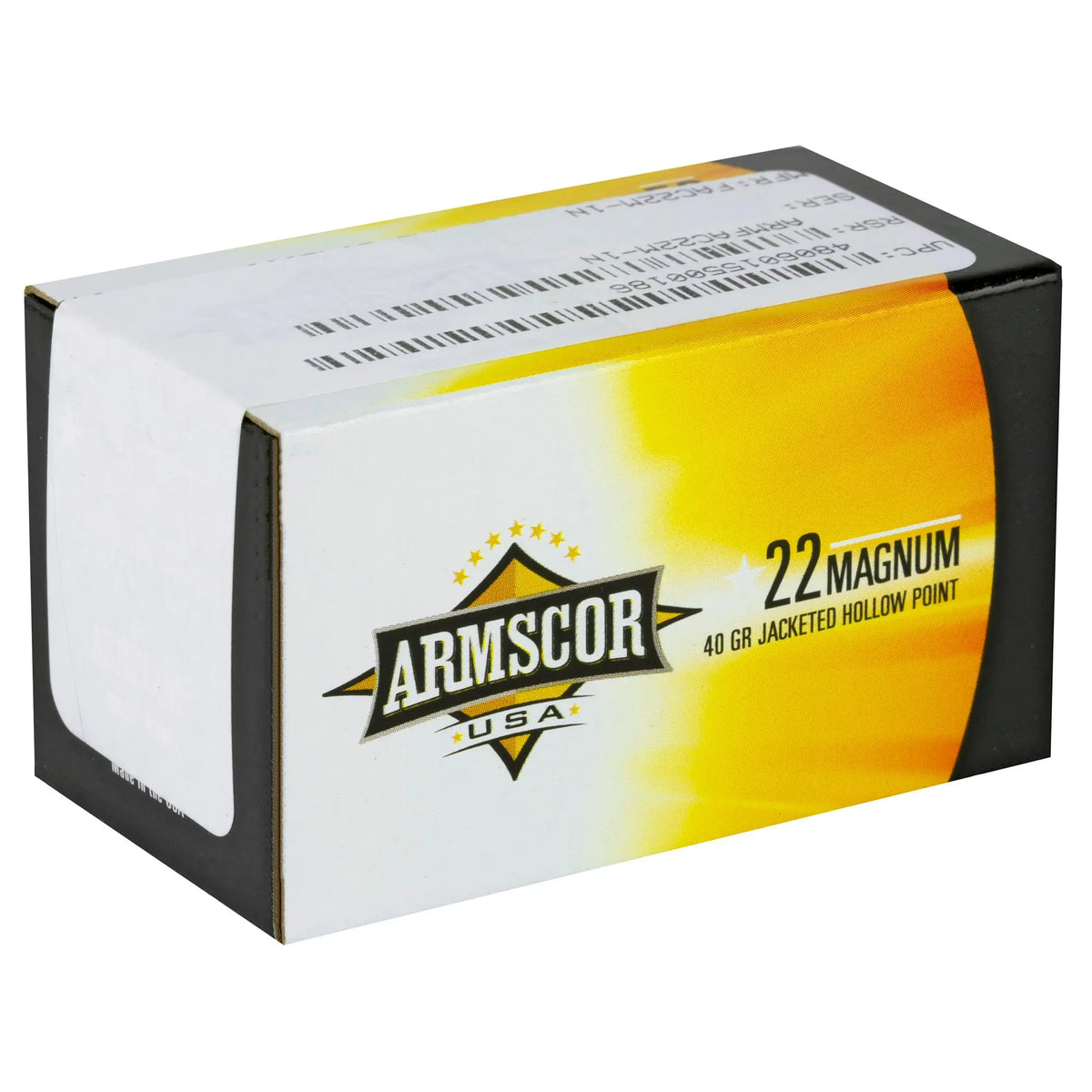 ARMSCOR 22WMR 40GR JHP 50/2000 - American Ordnance