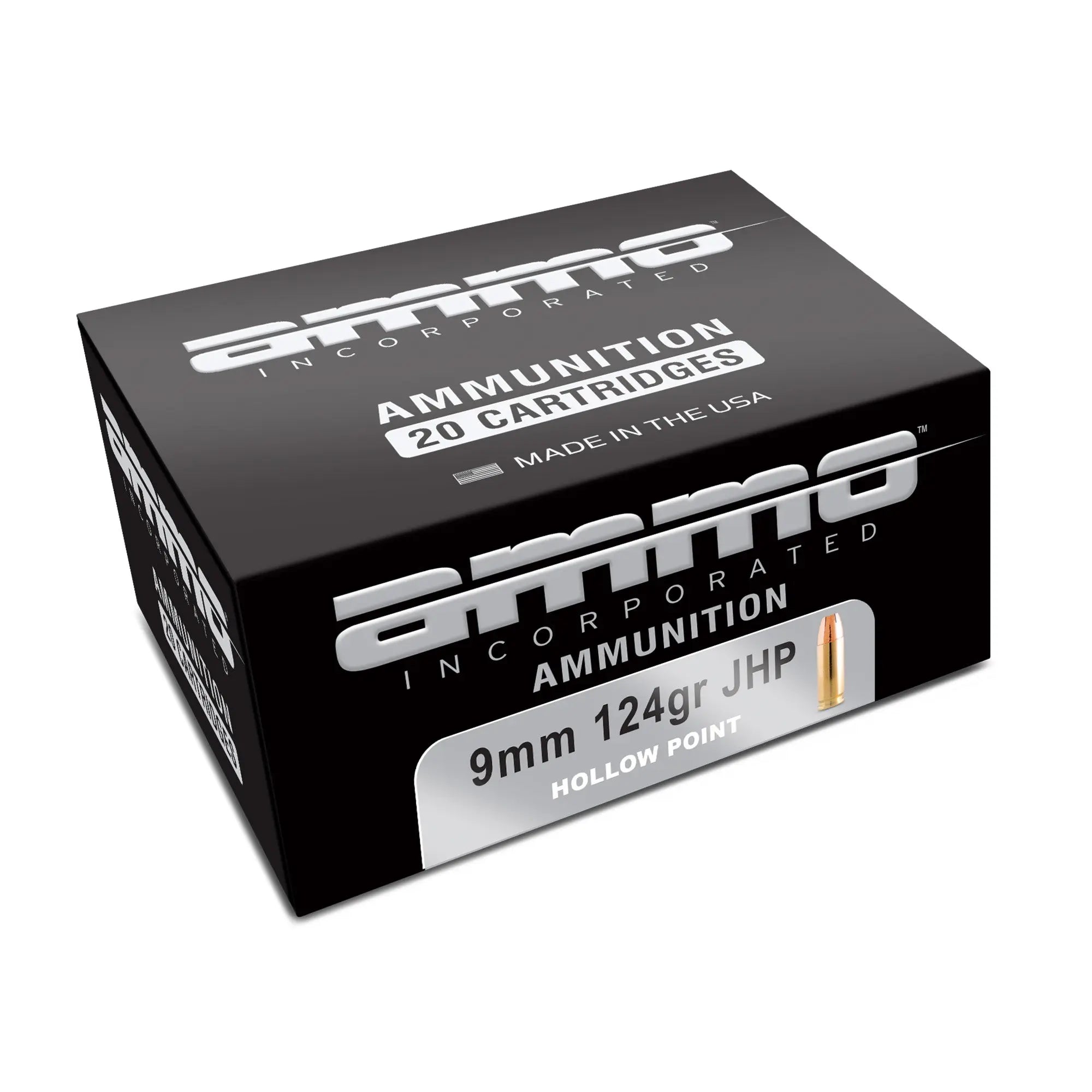 AMMO INC 9MM 124GR XTP JHP 20/200 - American Ordnance