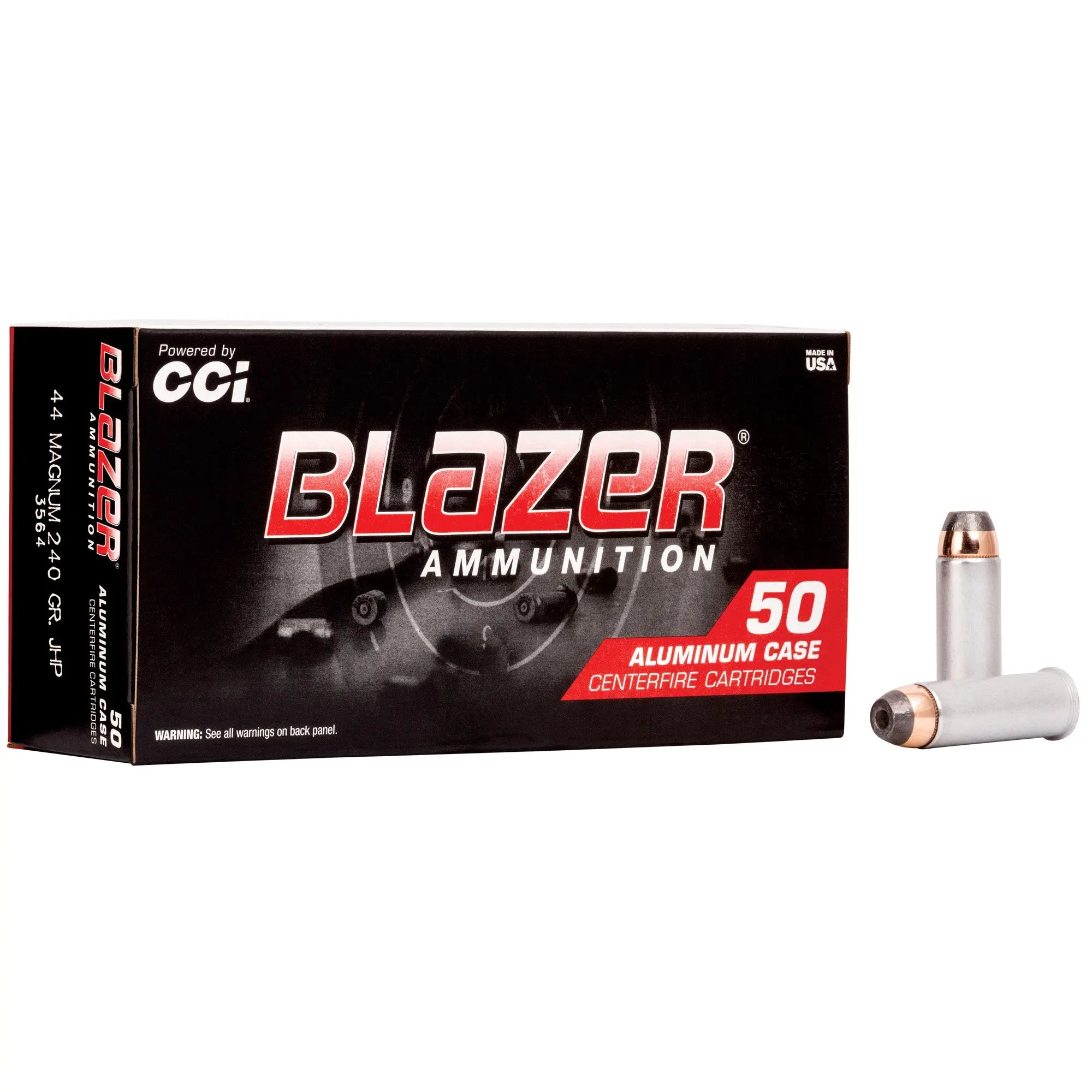 BLAZER 44MAG 240GR JHP 50/1000 - American Ordnance