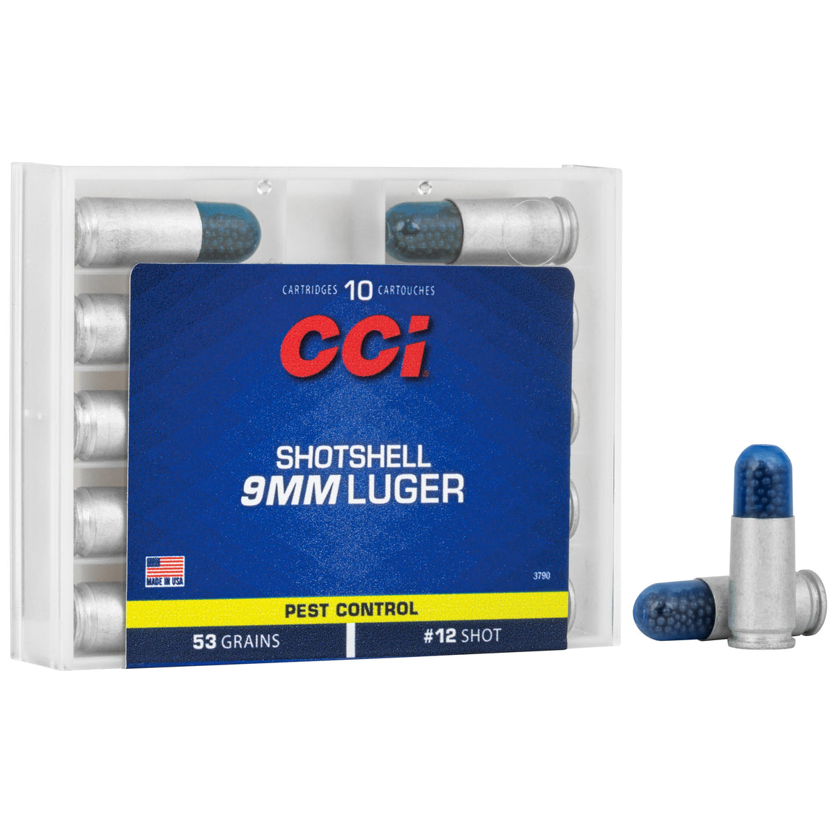 CCI 9MM #12 SHOTSHELL 10RD