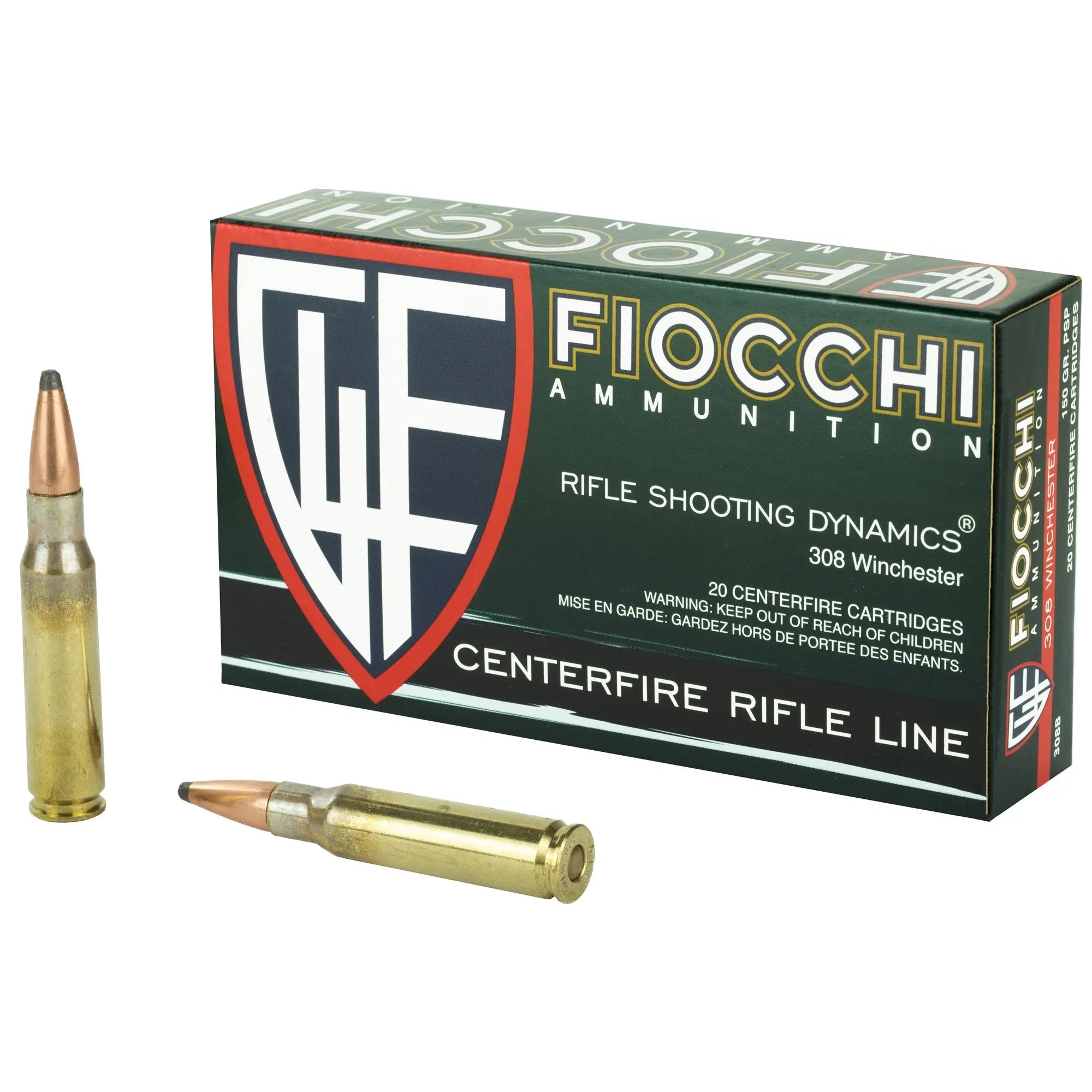 FIOCCHI 308WIN 150GR PSP 20/200 - American Ordnance