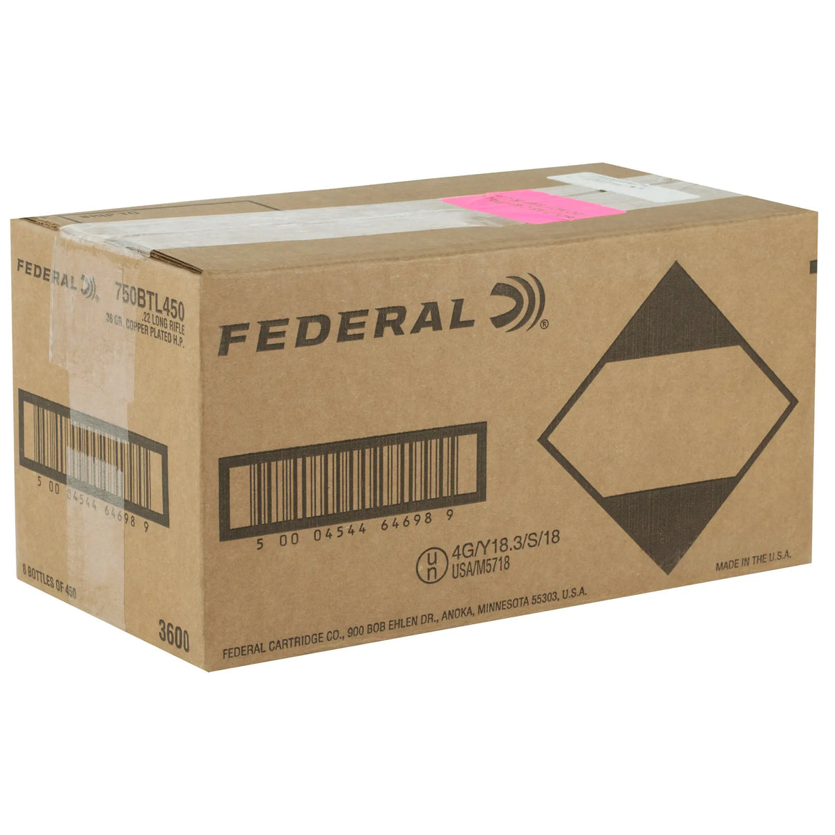 FED 22LR 36GR CPHP BYOB BKT 8X 450CT - American Ordnance