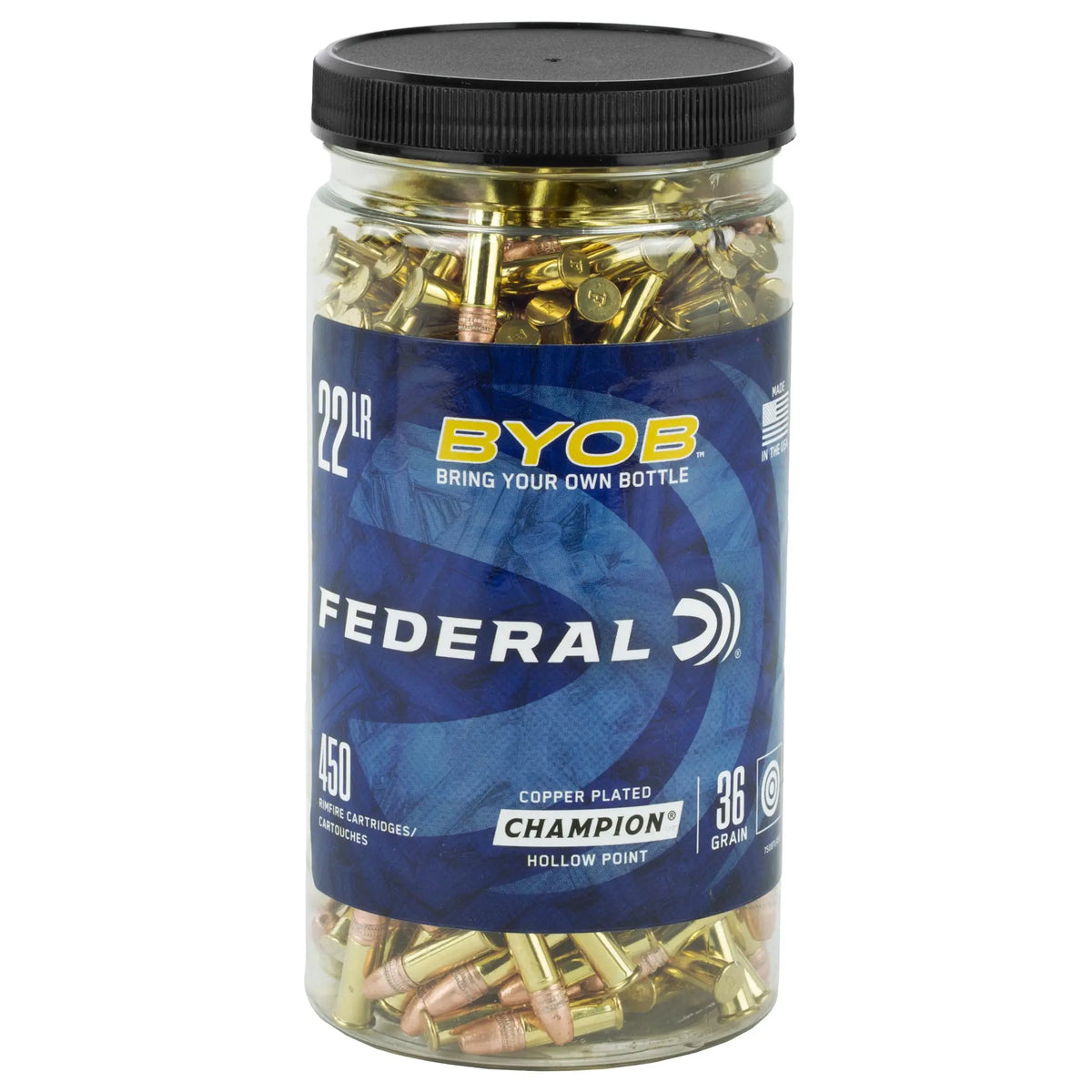 FED 22LR 36GR CPHP BYOB BKT 8X 450CT - American Ordnance