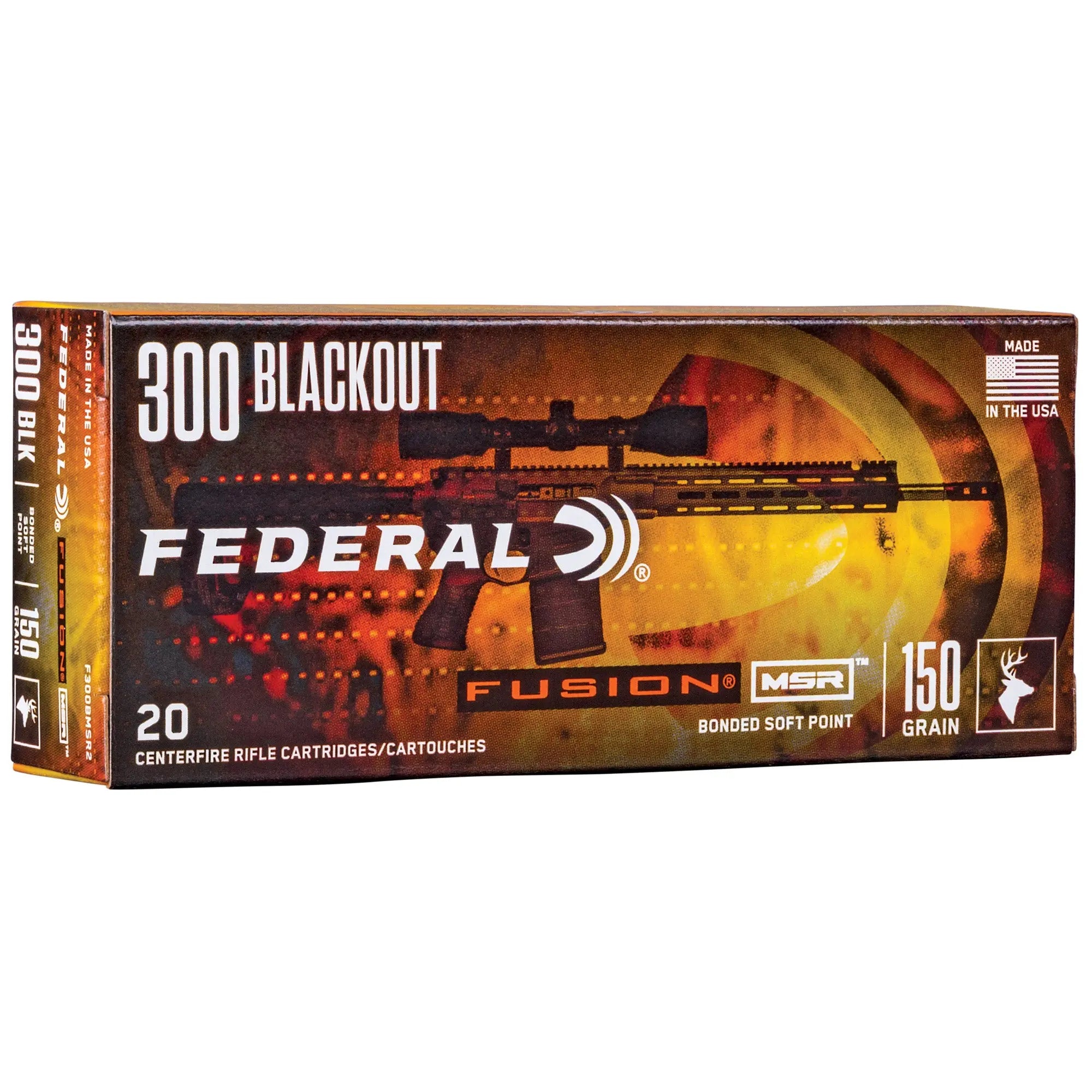 FUSION MSR 300BLK 150GR 20/200 - American Ordnance