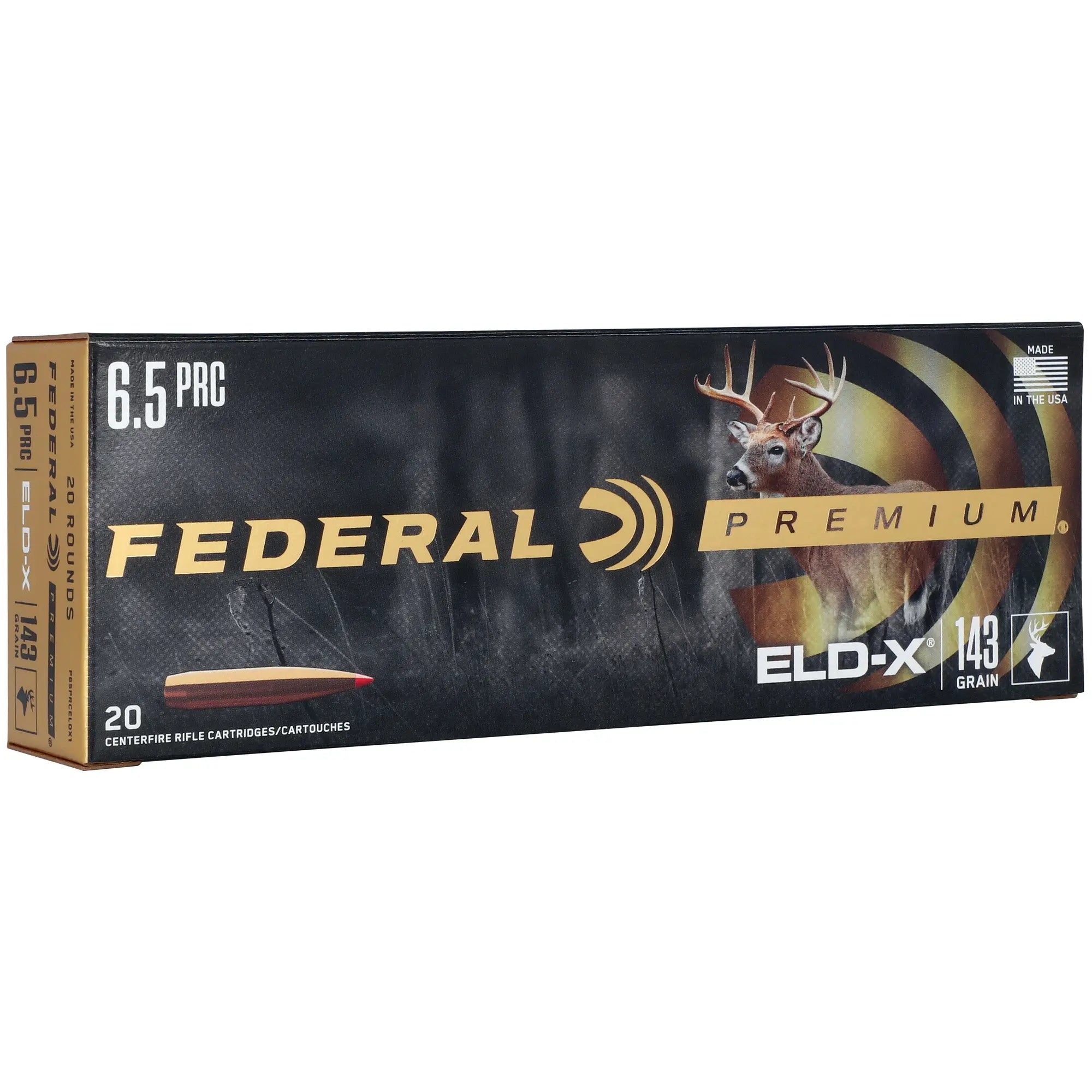 FED PREM 6.5PRC 143GR ELD-X 20/200 - American Ordnance