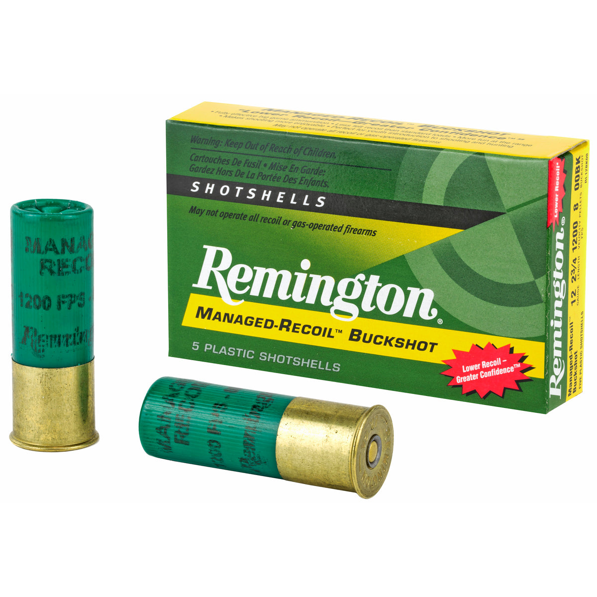 REMINGTON EXP MR 12GA 2.75&quot; OO BCK 5RD