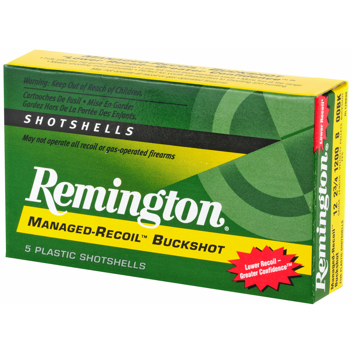 REMINGTON EXP MR 12GA 2.75&quot; OO BCK 5RD