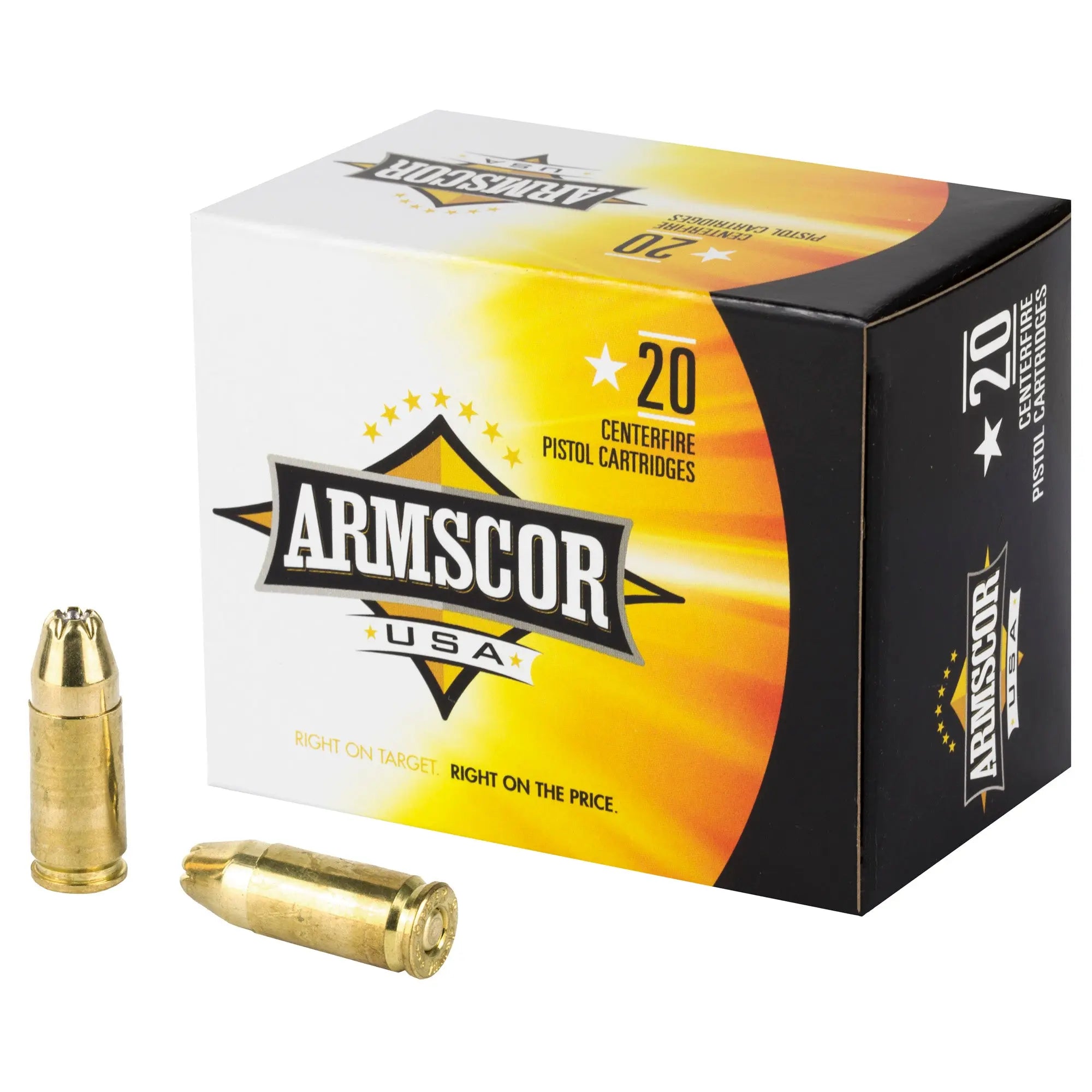 ARMSCOR 9MM 124GR JHP 20/500 - American Ordnance