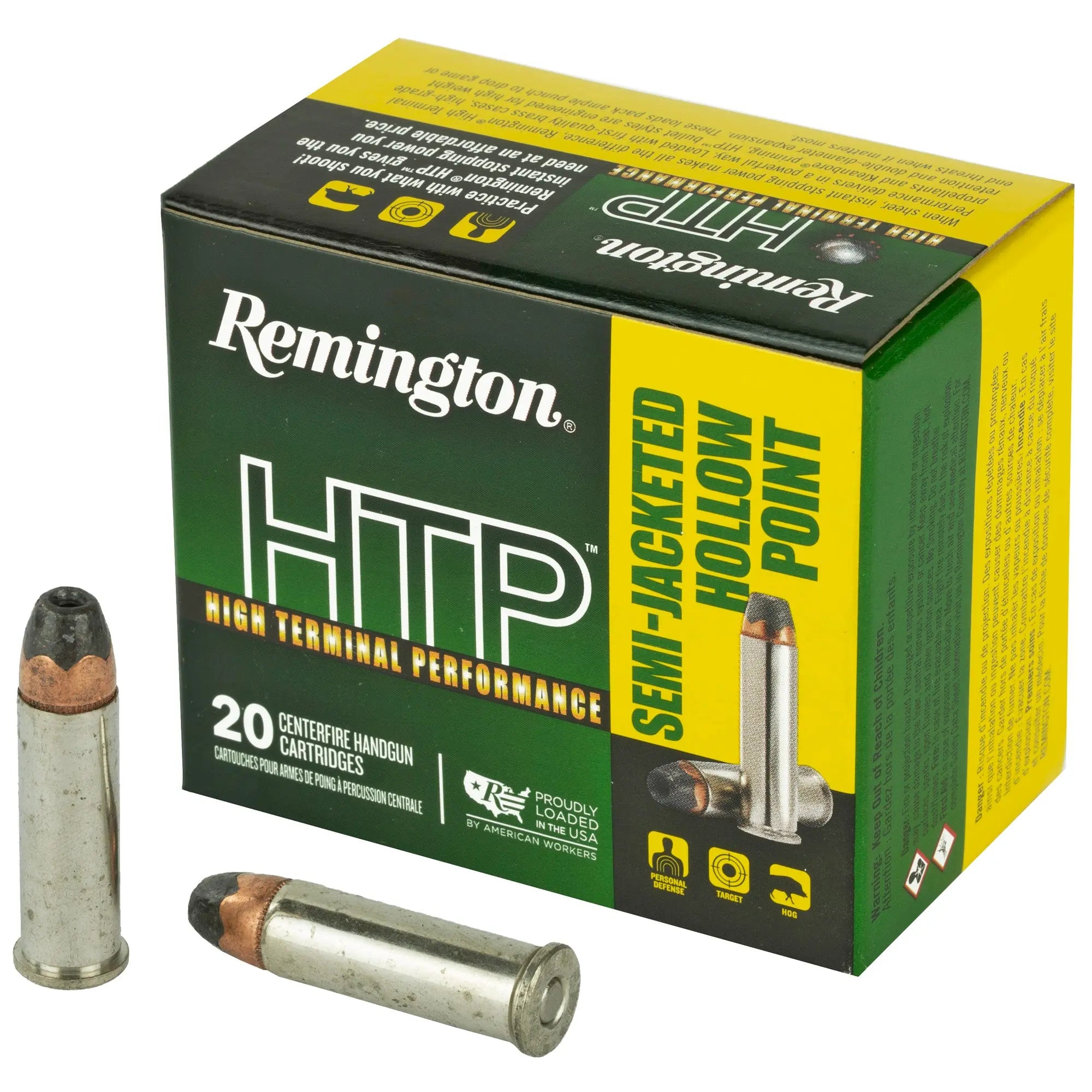 REM HTP 38SPL +P 125GR SJHP 20/500 - American Ordnance