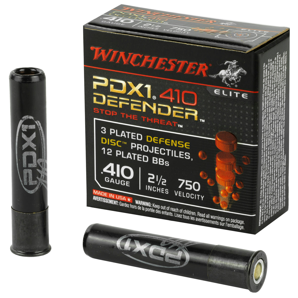 WINCHESTER DEFENDER 410GA 2.5&quot; 3/12 DISC 10RD