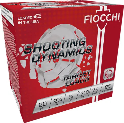 1210FPS 250RD CASE LOTFIOCCHI 20GA 2.75&quot; 7/8OZ #7.5 - American Ordnance