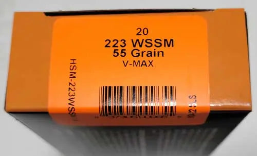 20RD 25BX/CSHSM 223 WSSM 55GR V-MAX - American Ordnance