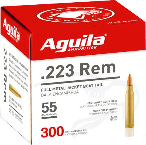 300RD 4BX/CSAGUILA 223 REM 55GR FMJ - American Ordnance