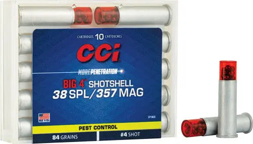 #4 SHOT 10RD 20BX/CSCCI SHOTSHELL 38/357 84GR - American Ordnance