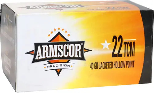 100RD 12BX/CSARMSCOR 22 TCM 40GR JHP - American Ordnance