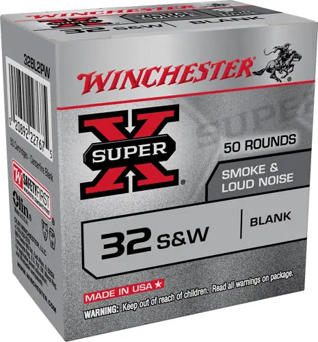 & NOISE BLANKS 50RD 100BX/CSWINCHESTER SUPER-X 32 SW SMOKE - American Ordnance