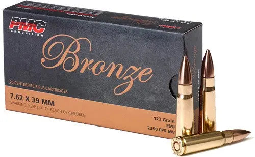 20RD 25BX/CSPMC 7.62x39 123GR FMJ - American Ordnance